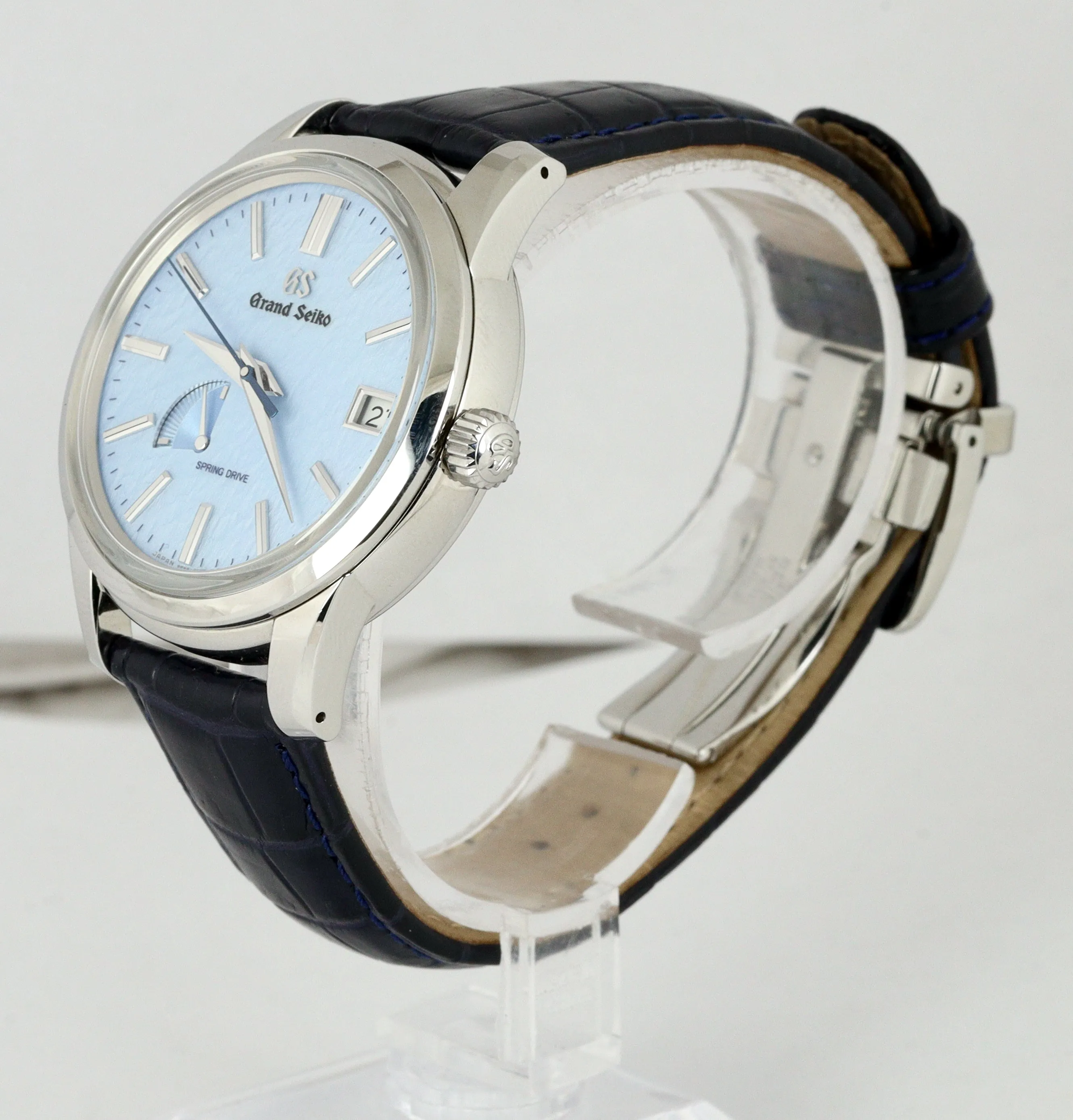 MINT 2020 Grand Seiko Snowflake Elegance Blue 40mm SBGA407 Stainless Steel Watch