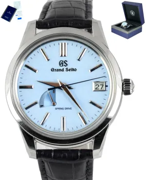 MINT 2020 Grand Seiko Snowflake Elegance Blue 40mm SBGA407 Stainless Steel Watch