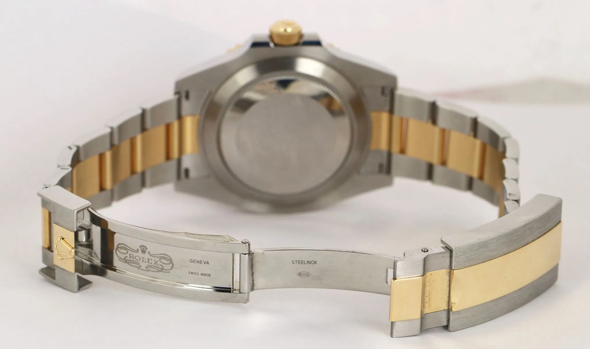 MINT 2020 Rolex Submariner Blue Sunburst Ceramic 126613 LB Two-Tone Gold Steel