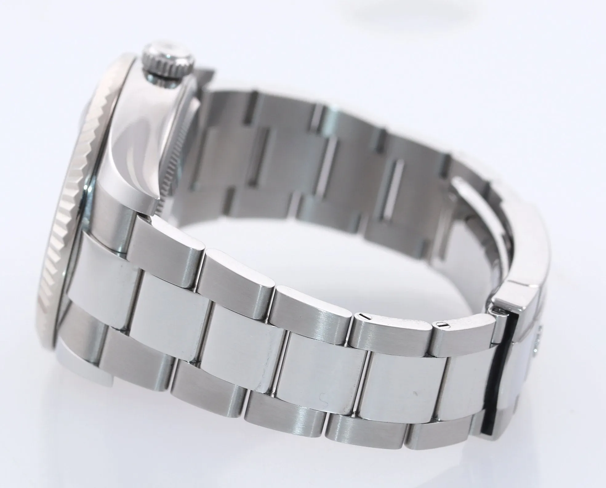 MINT 2022 Rolex Sky-Dweller Steel White Gold Fluted Bezel 326934 42mm Watch Box