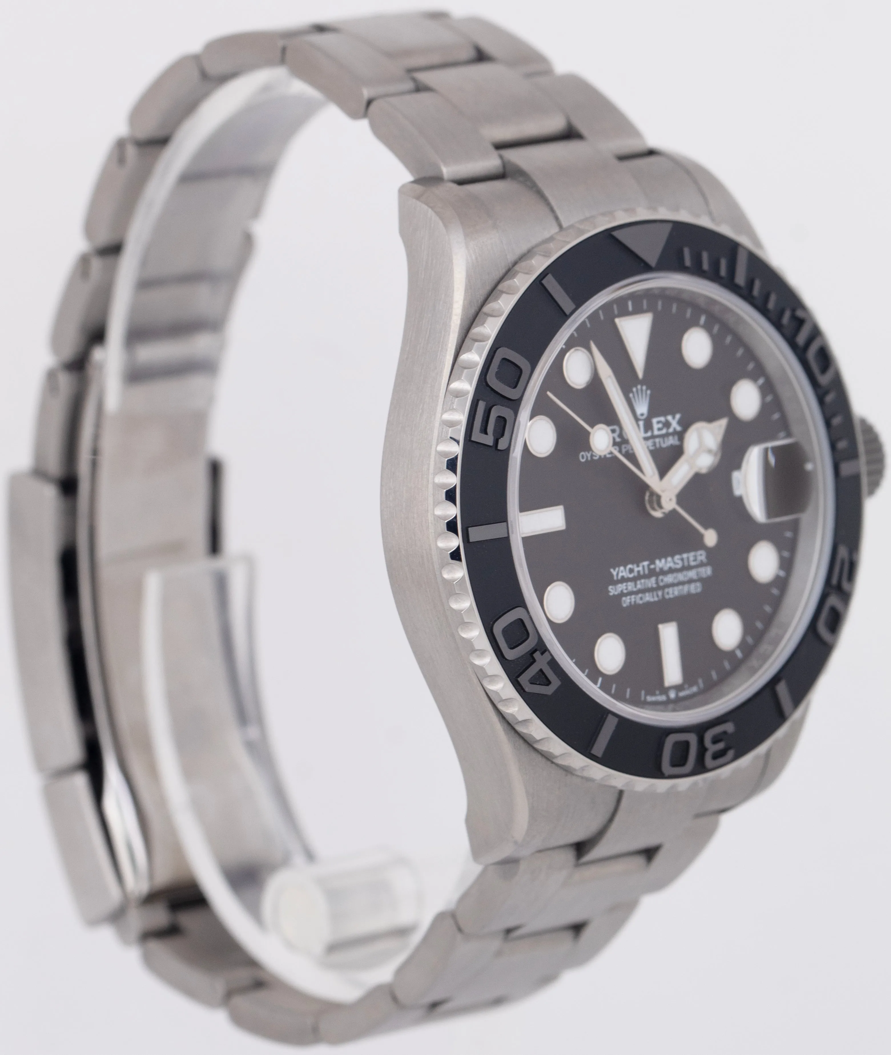 MINT 2023 PAPERS Rolex Yacht-Master TITANIUM Black Ceramic 42mm 226627 BOX