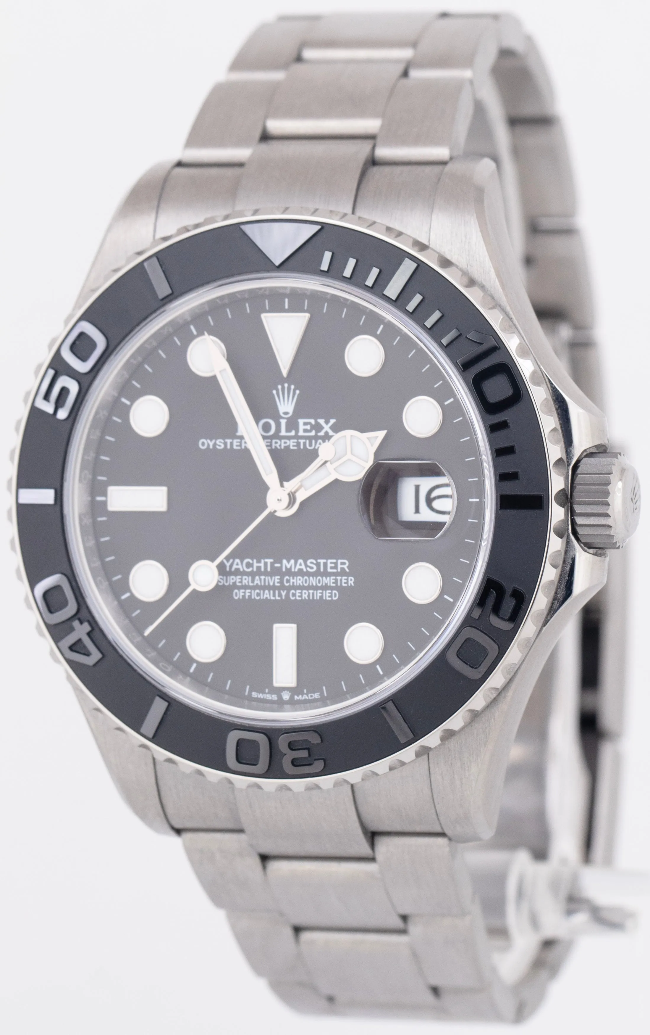 MINT 2023 PAPERS Rolex Yacht-Master TITANIUM Black Ceramic 42mm 226627 BOX