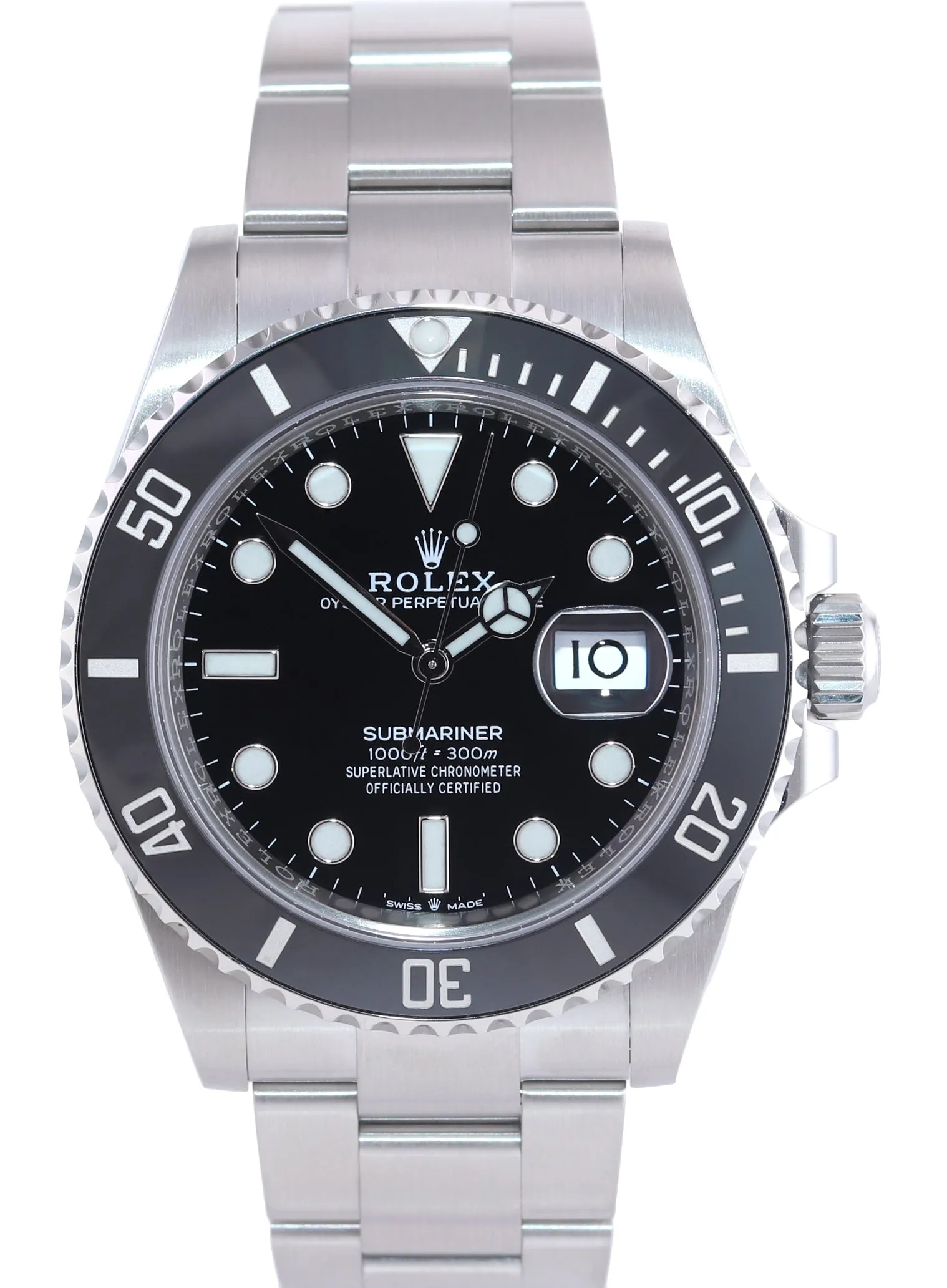 MINT 2023 Rolex Submariner 41mm Black Ceramic 126610LN Watch Box