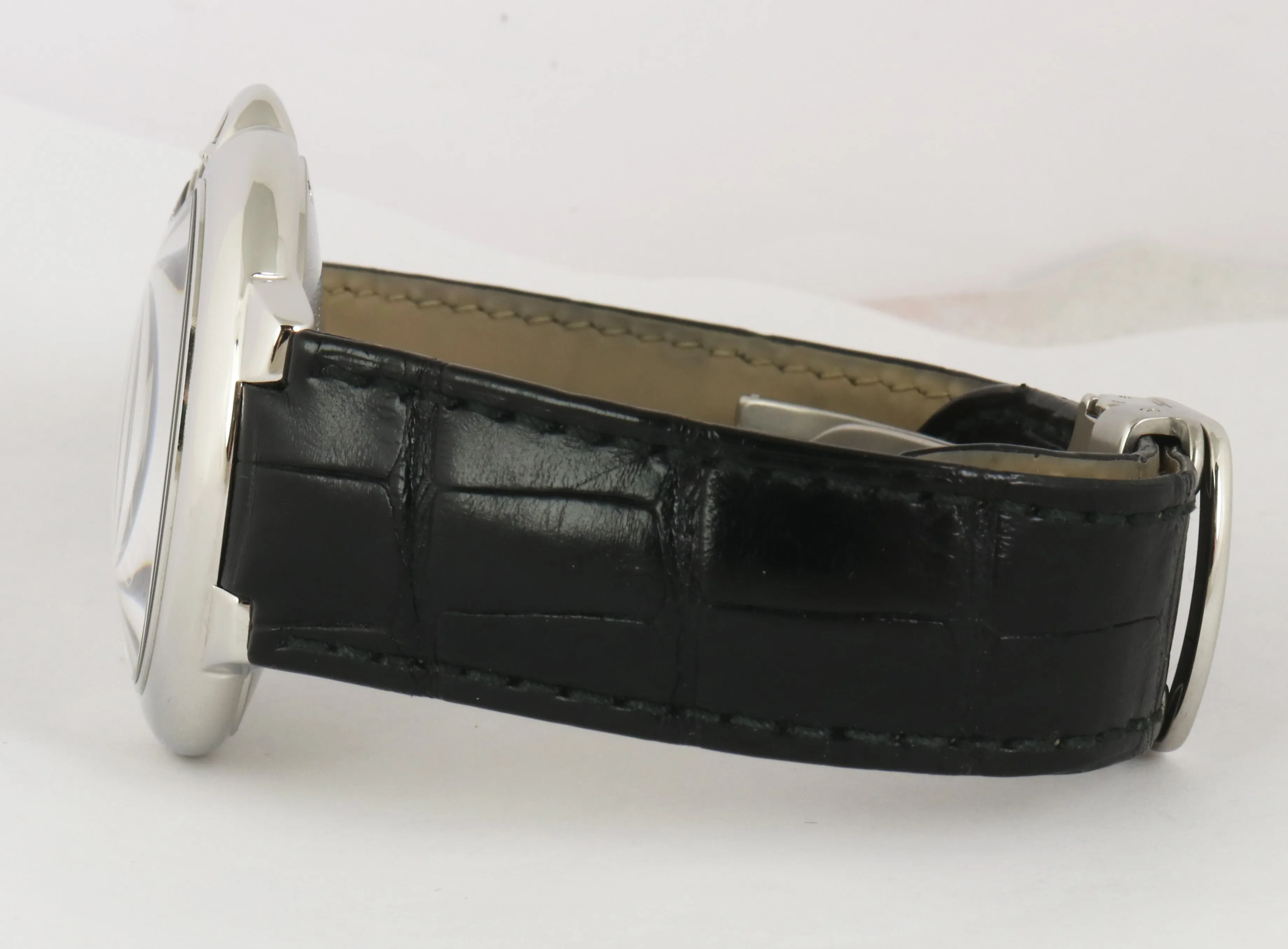 MINT Cartier Ballon Bleu 42mm Stainless Black Automatic Watch 3765 WSBB0003