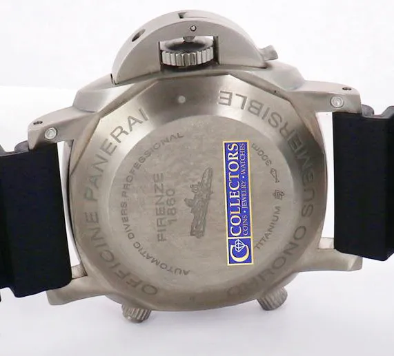 MINT Panerai Luminor 1950 Submersible Flyback Titanium Automatic Black PAM 614