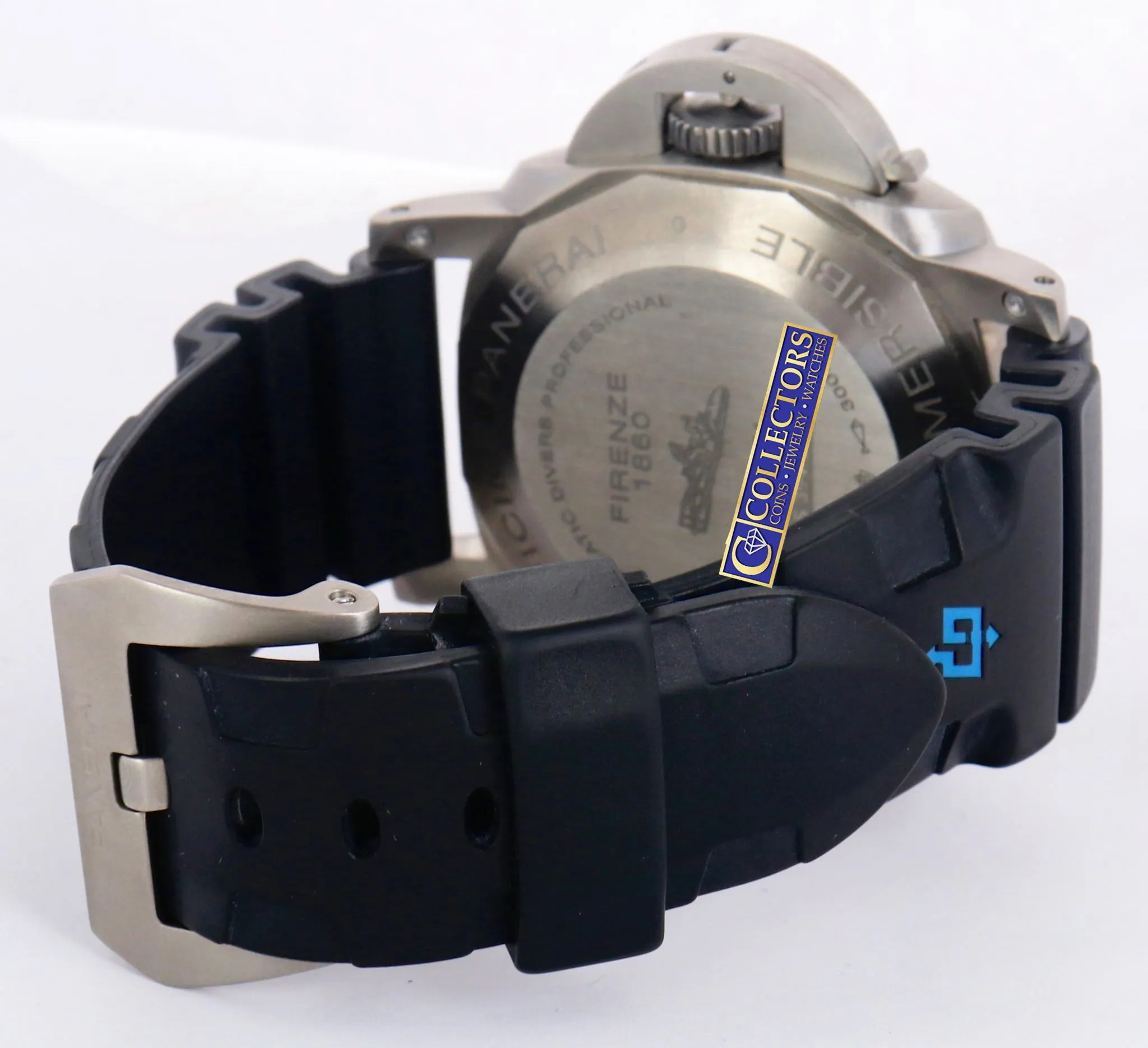 MINT Panerai Luminor 1950 Submersible Flyback Titanium Automatic Black PAM 614