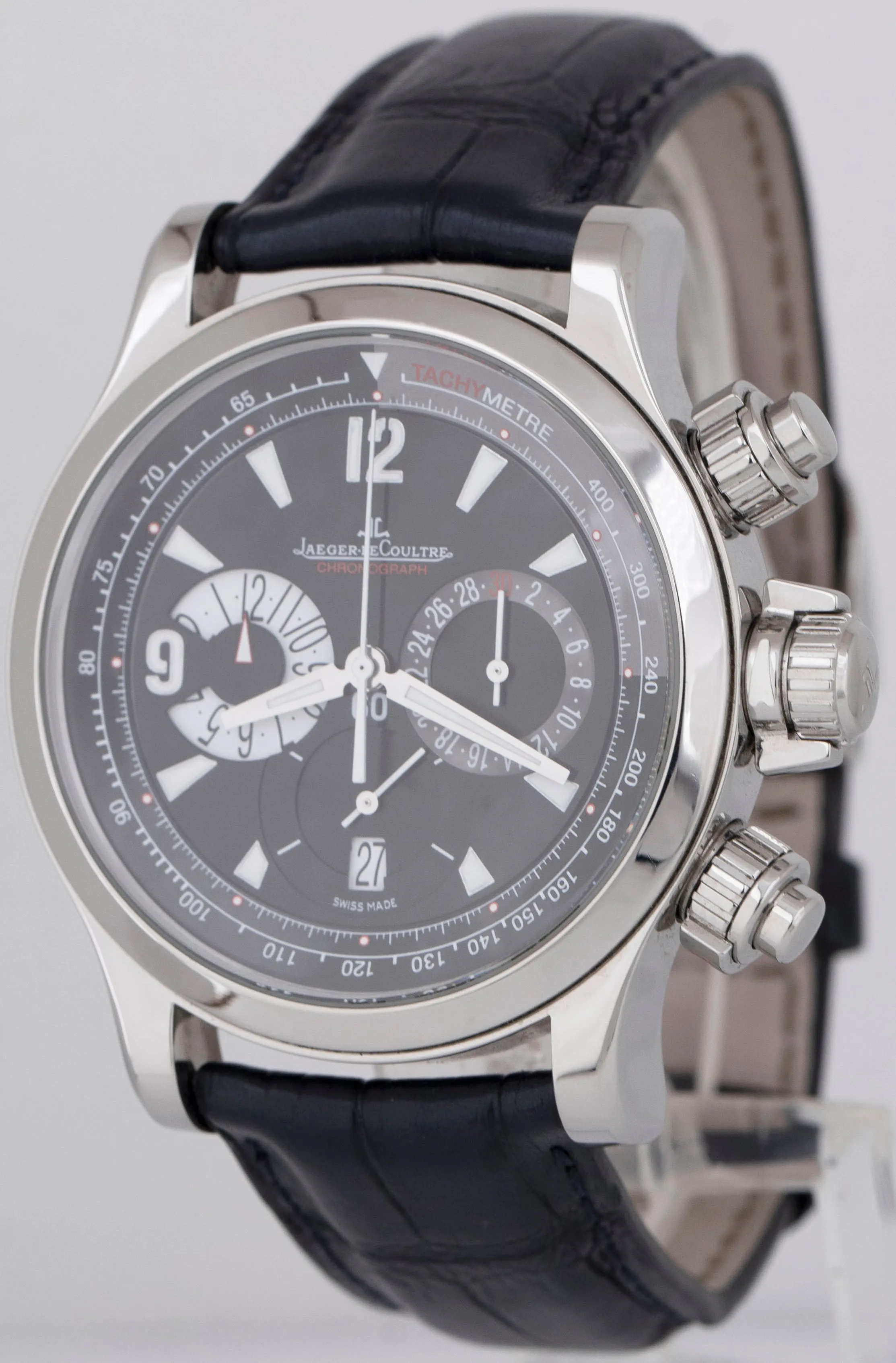 MINT PAPERS Jaeger LeCoultre JLC Master Compressor Stainless 146.8.25 46mm BOX