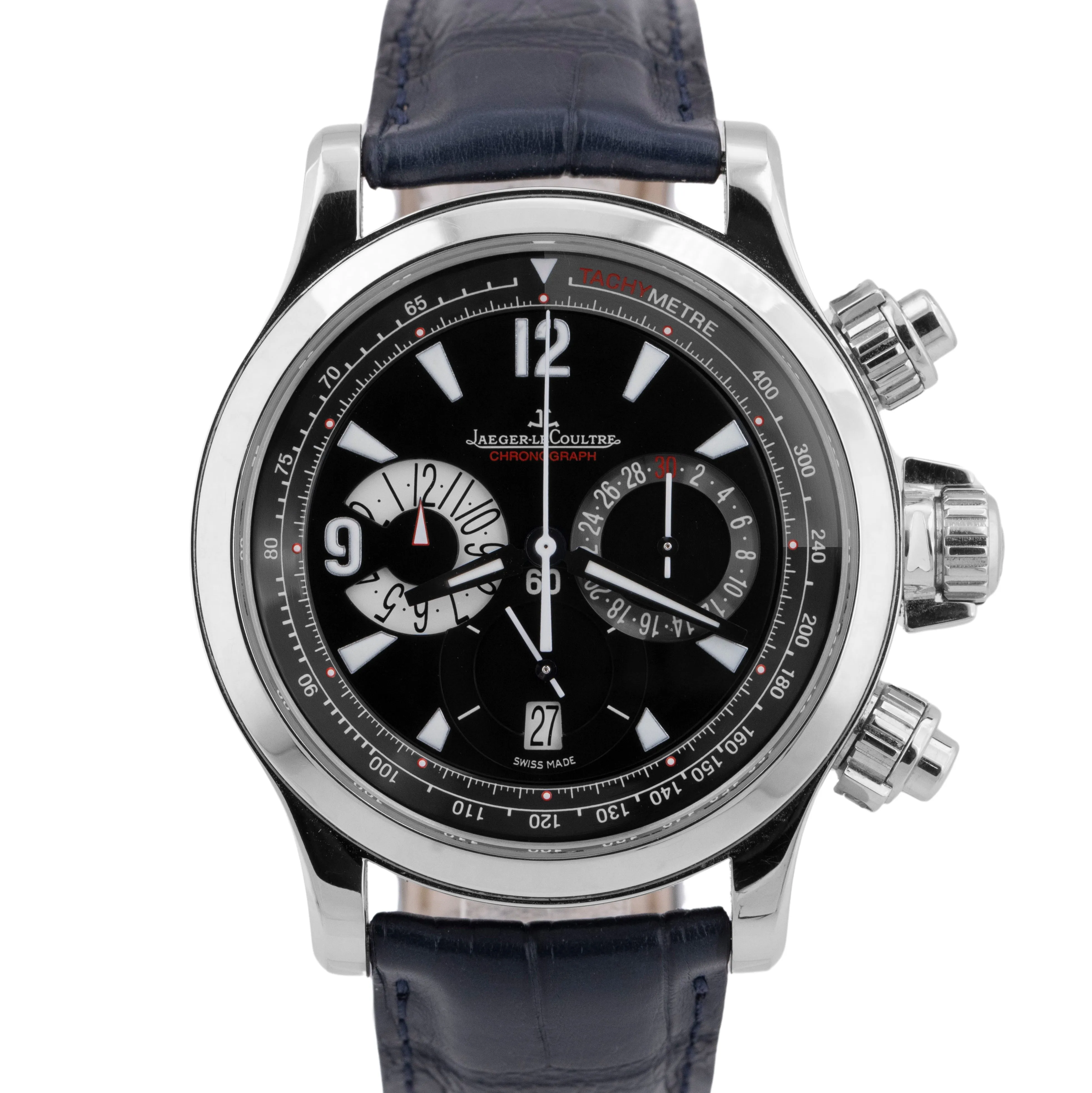 MINT PAPERS Jaeger LeCoultre JLC Master Compressor Stainless 146.8.25 46mm BOX