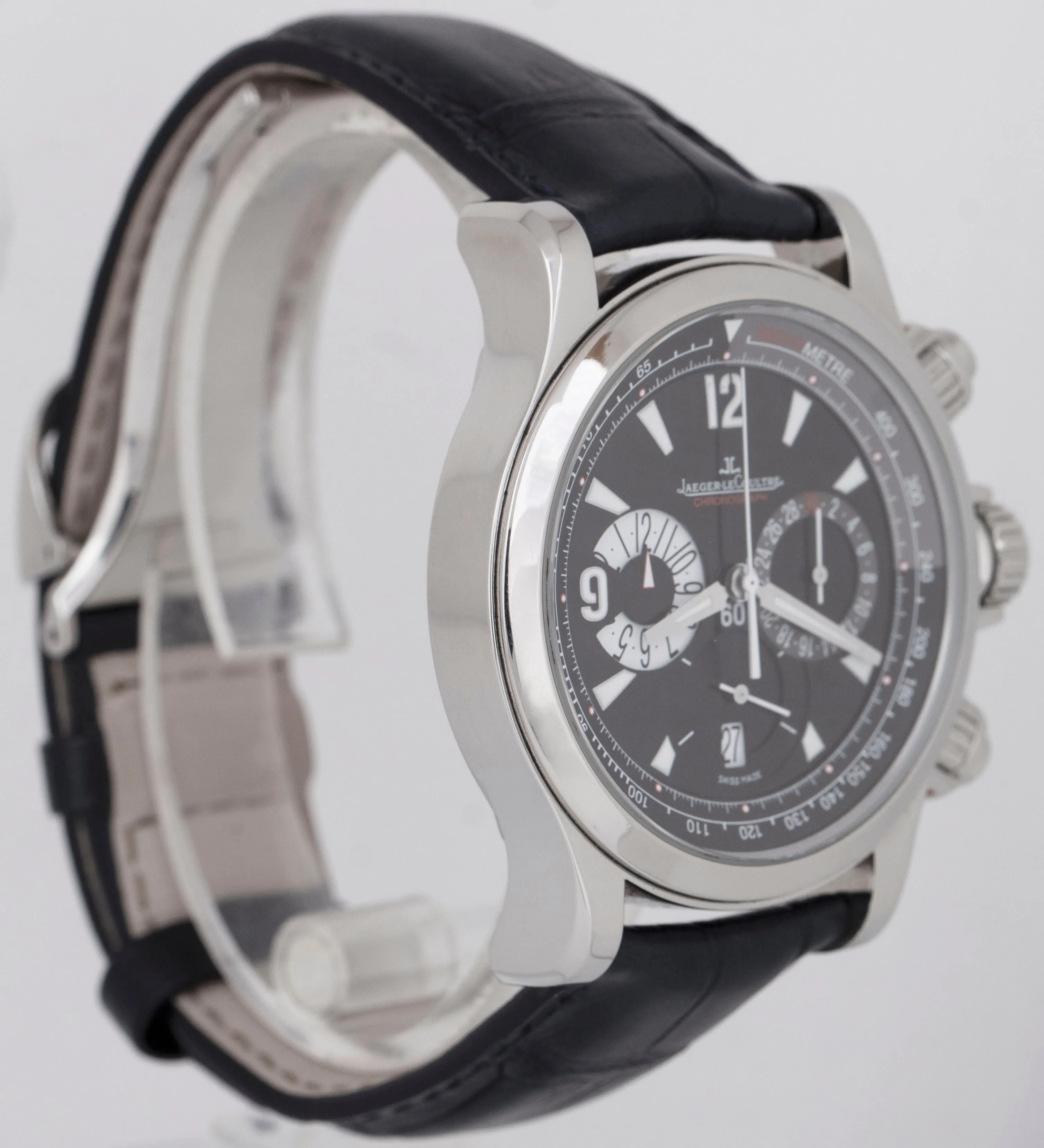 MINT PAPERS Jaeger LeCoultre JLC Master Compressor Stainless 146.8.25 46mm BOX
