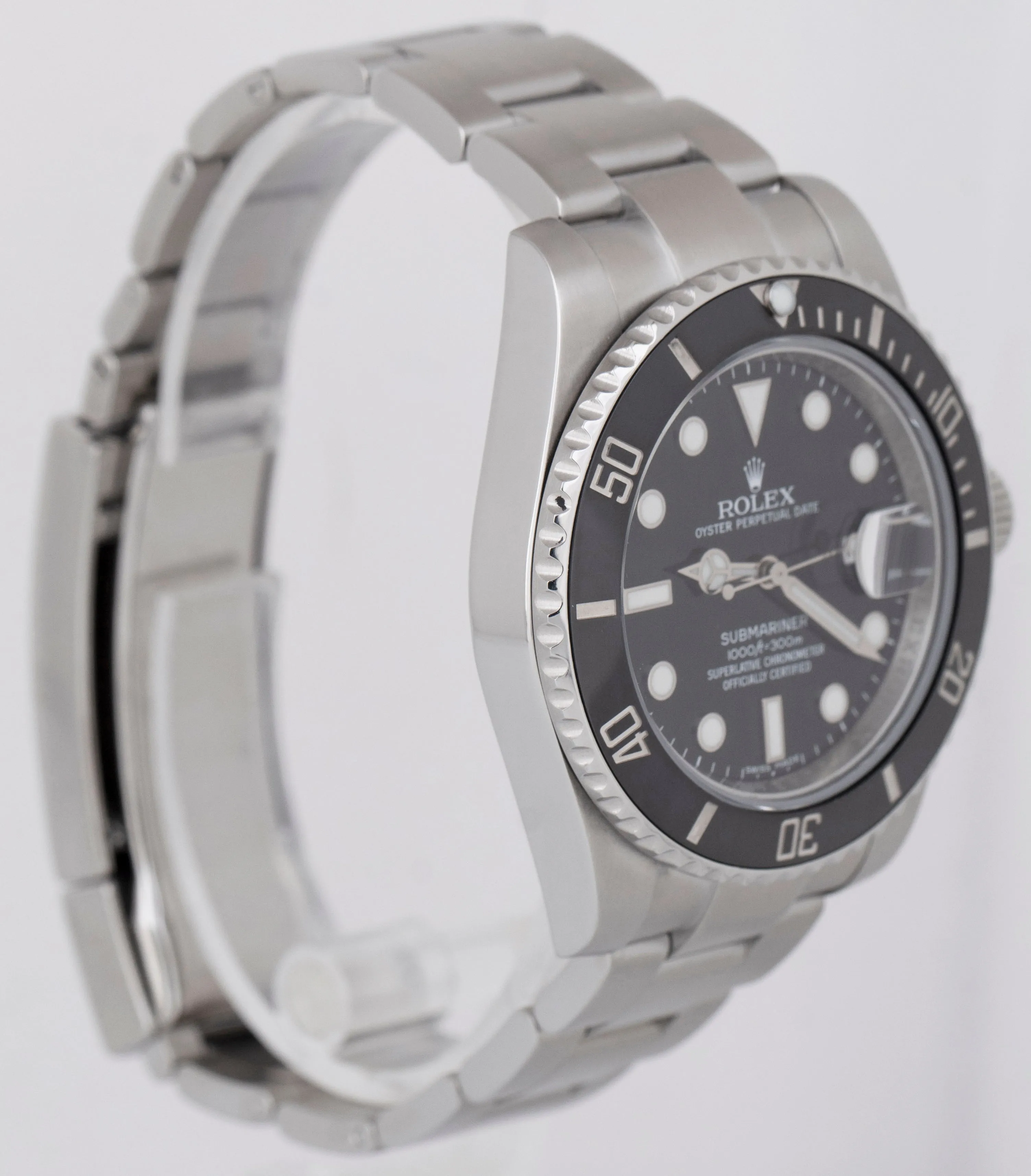 MINT PAPERS Rolex Submariner Date Black Steel Ceramic 40mm 116610 LN Watch BOX