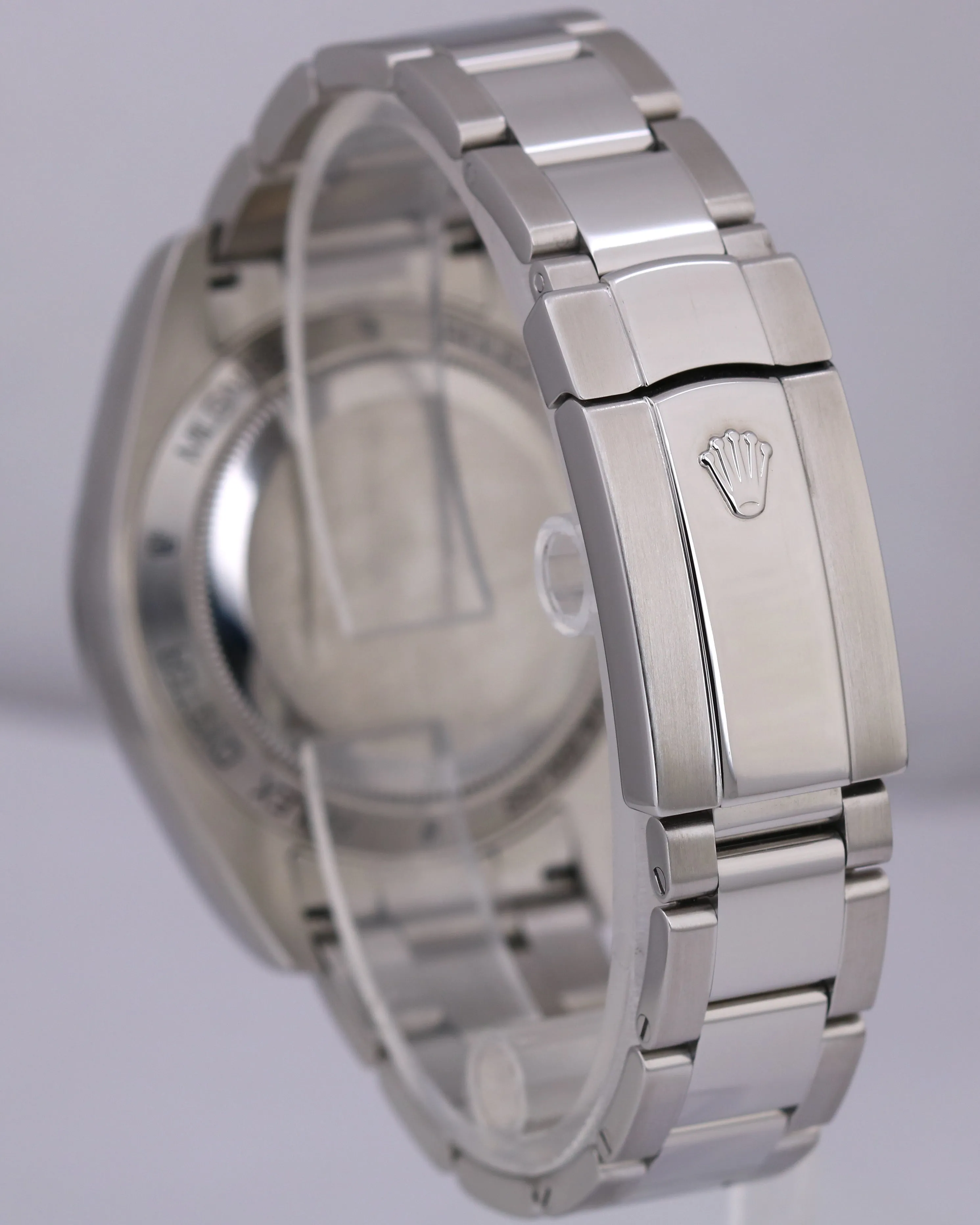 MINT Rolex Milgauss BLACK Green 40mm Stainless Steel Oyster 116400 GV Watch