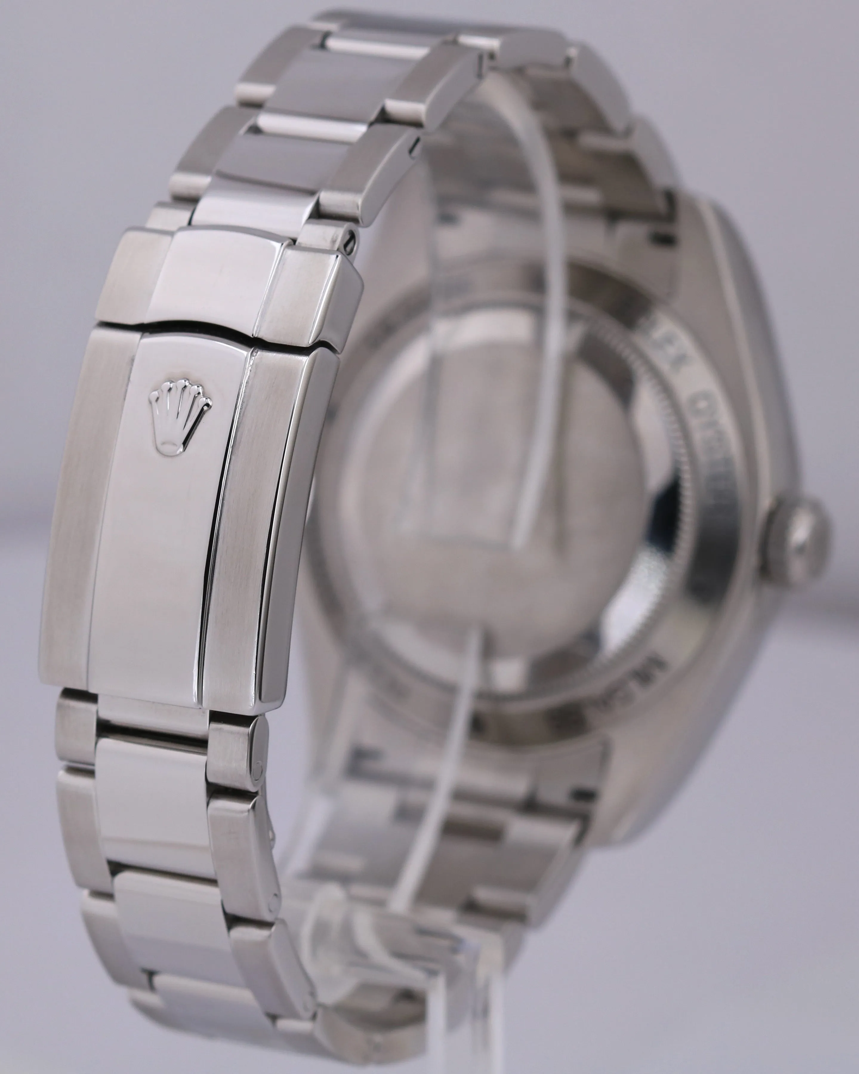 MINT Rolex Milgauss BLACK Green 40mm Stainless Steel Oyster 116400 GV Watch