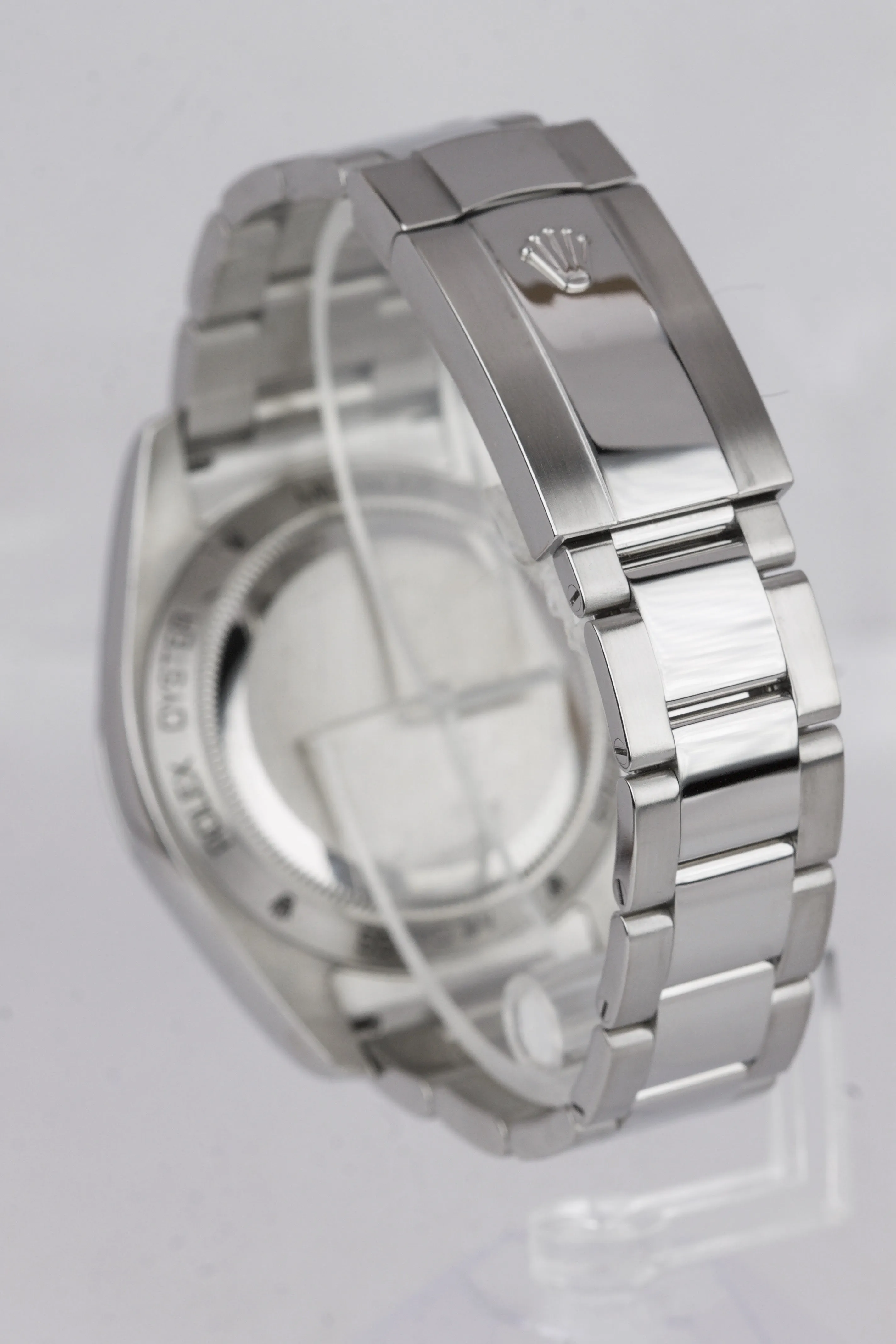 MINT Rolex Milgauss Z-Blue Green Anniversary 40mm 116400 GV Stainless Watch