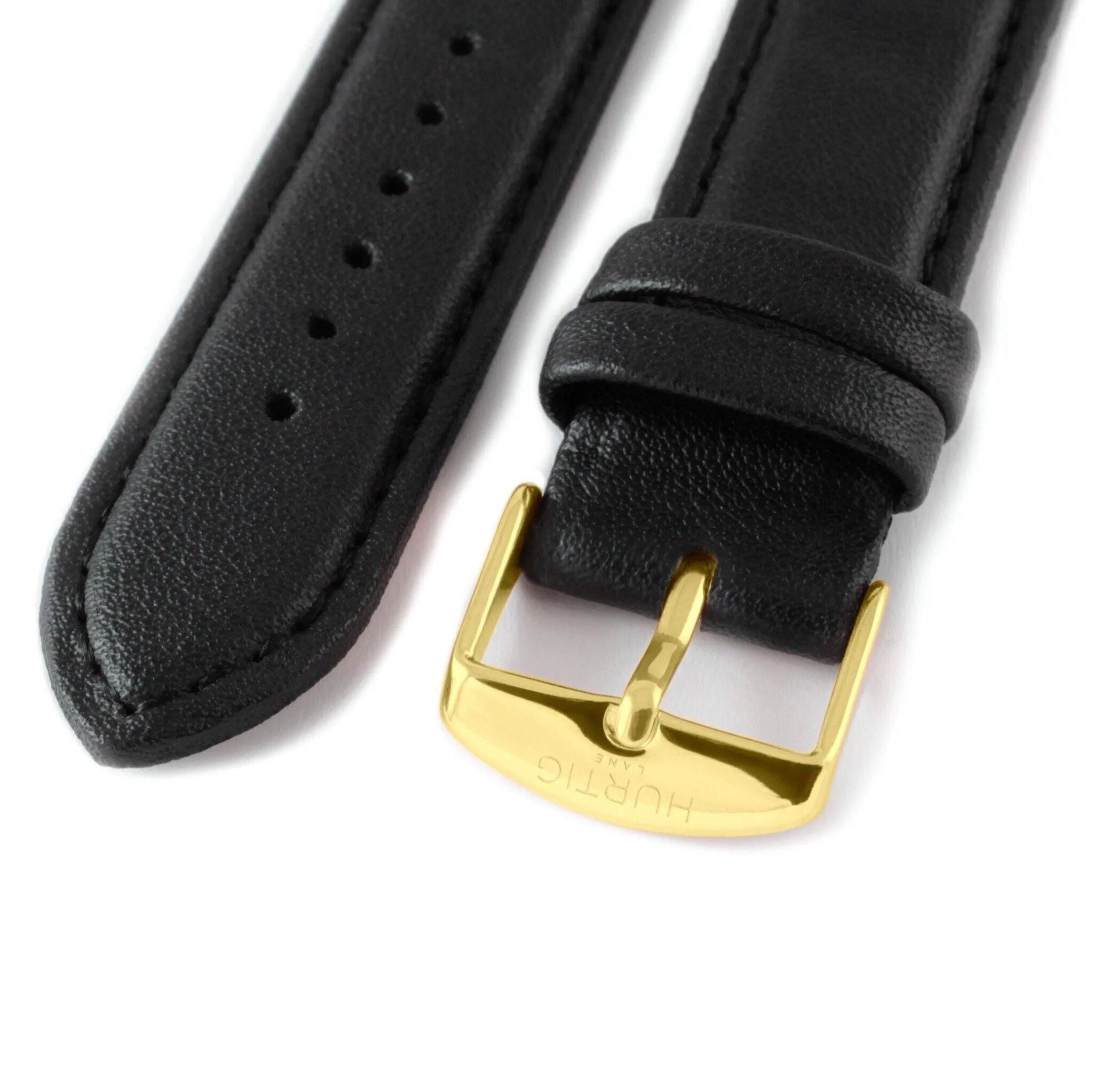 Moderna CACTUS Leather Watch Gold, Black & Black