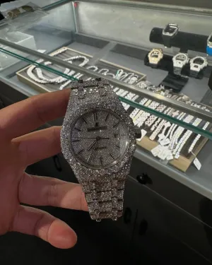 MOISSANITE AP WATCH | AUDEMARS PIGUET ROYALOAK BUSTDOWN W 254