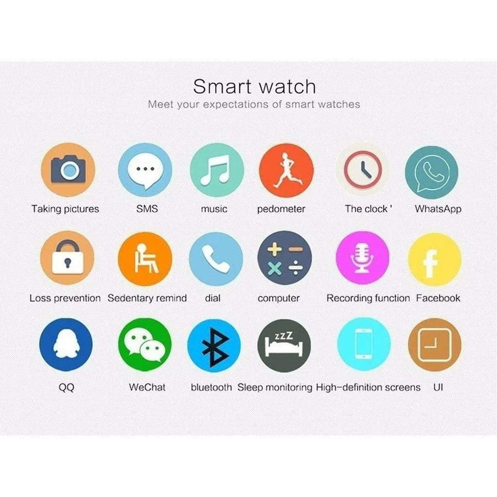 Multifonction bluetooth Smart watches