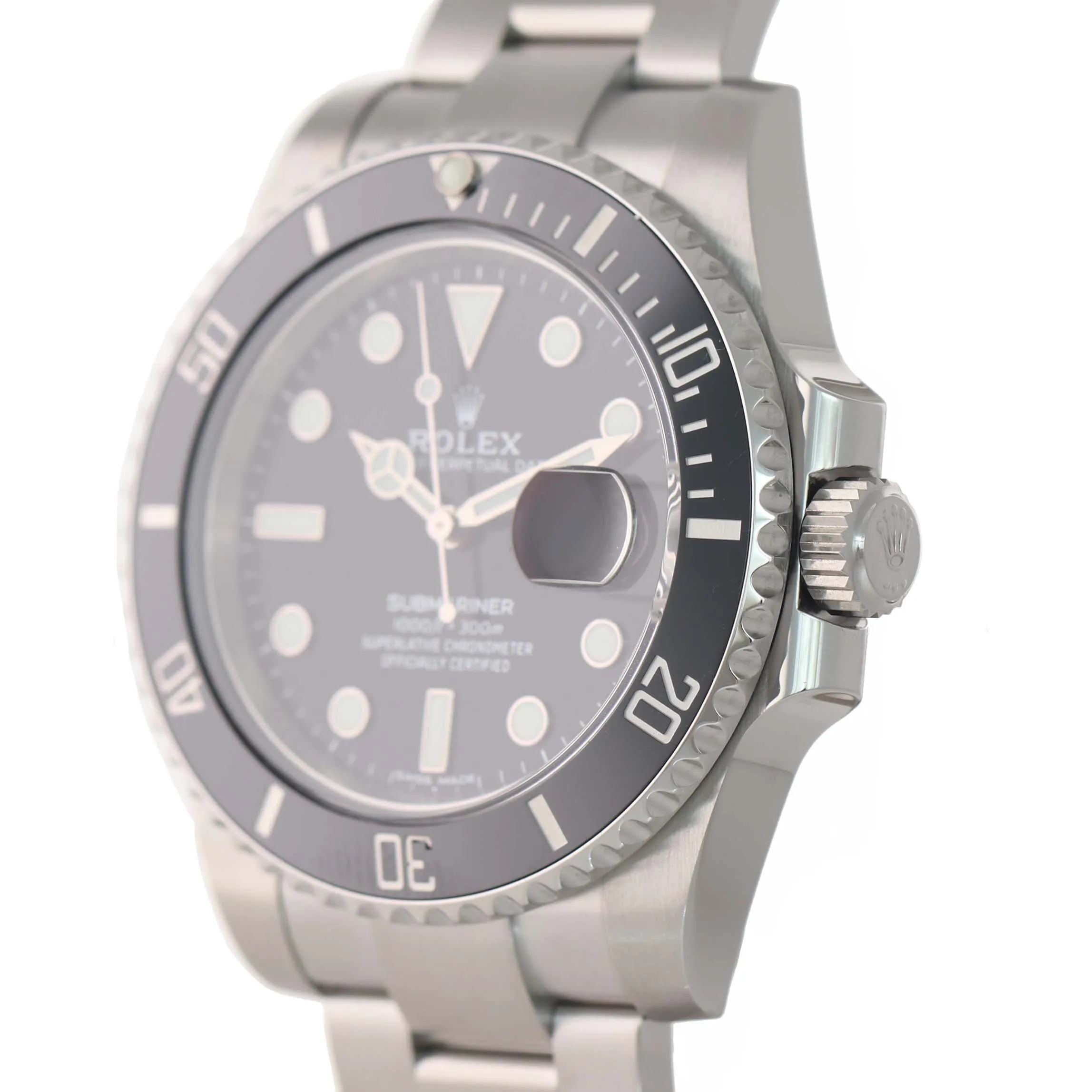 NEW 2019 PAPERS Rolex Submariner Date 116610 Steel Black Ceramic Watch Box