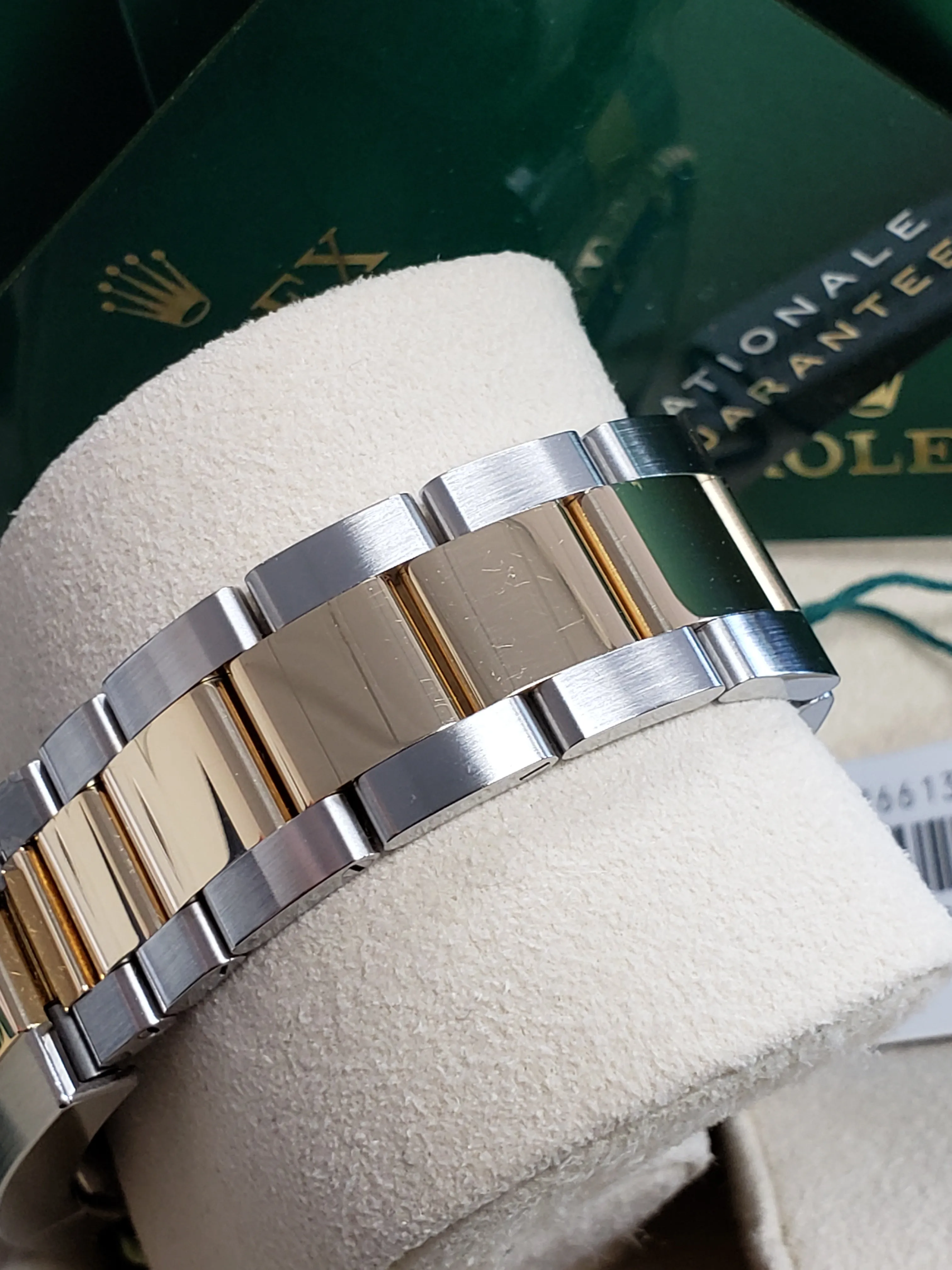 NEW 2021 Rolex Submariner Date 41mm Ceramic Two-Tone Gold Blue Watch 126613 LB