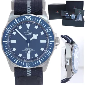 NEW 2021 Tudor Pelagos FXD M.N.21 Marine Nationale Titanium 42mm 25707B/21 Watch