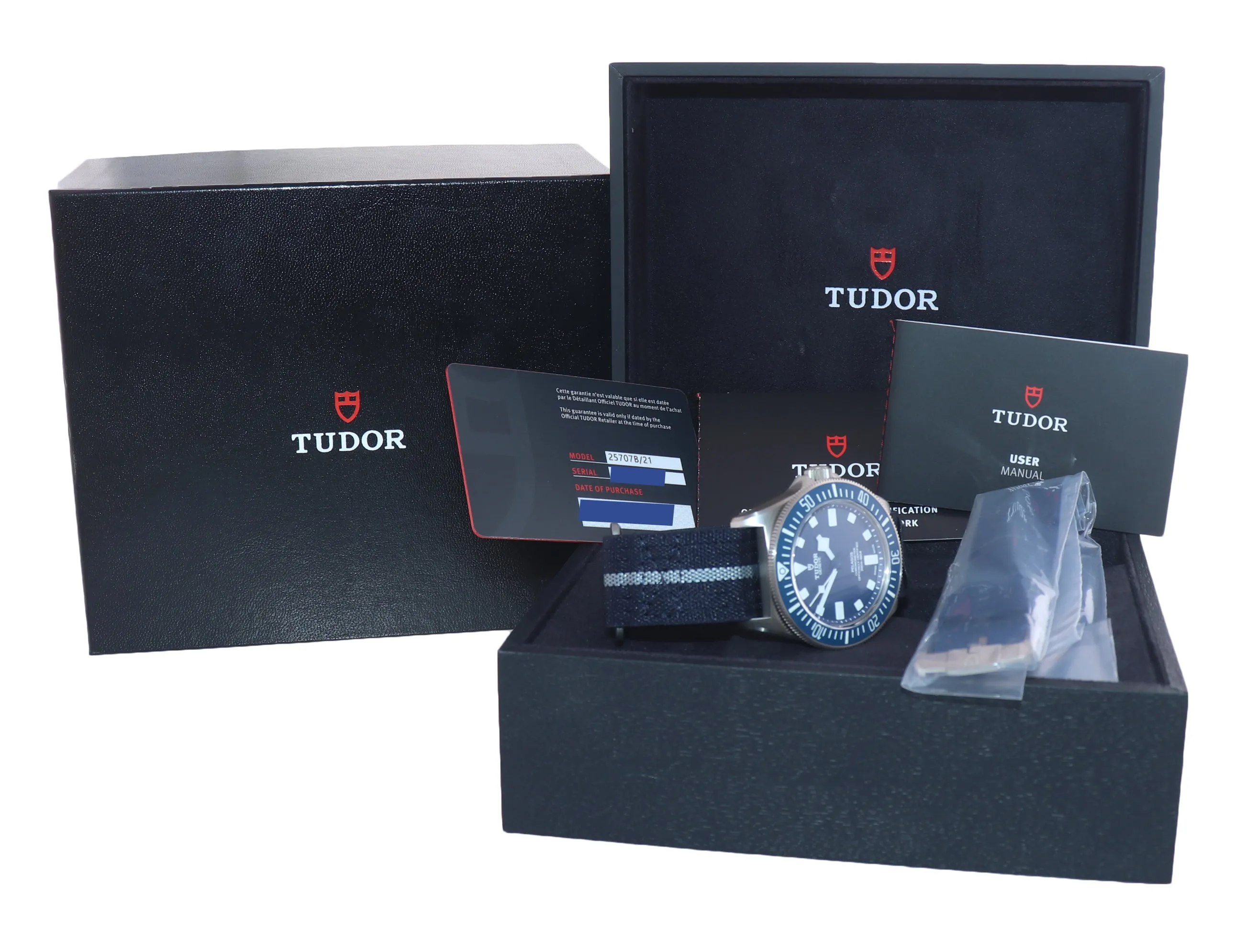NEW 2021 Tudor Pelagos FXD M.N.21 Marine Nationale Titanium 42mm 25707B/21 Watch