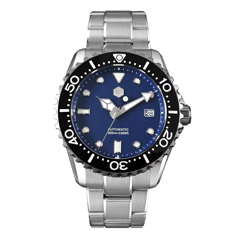 New 44Mm Luxury Men'S Diving Watch Classic High Quality NH35 Automatic Mechanical Sapphire BGW-X1 20Bar Reloj SN0009
