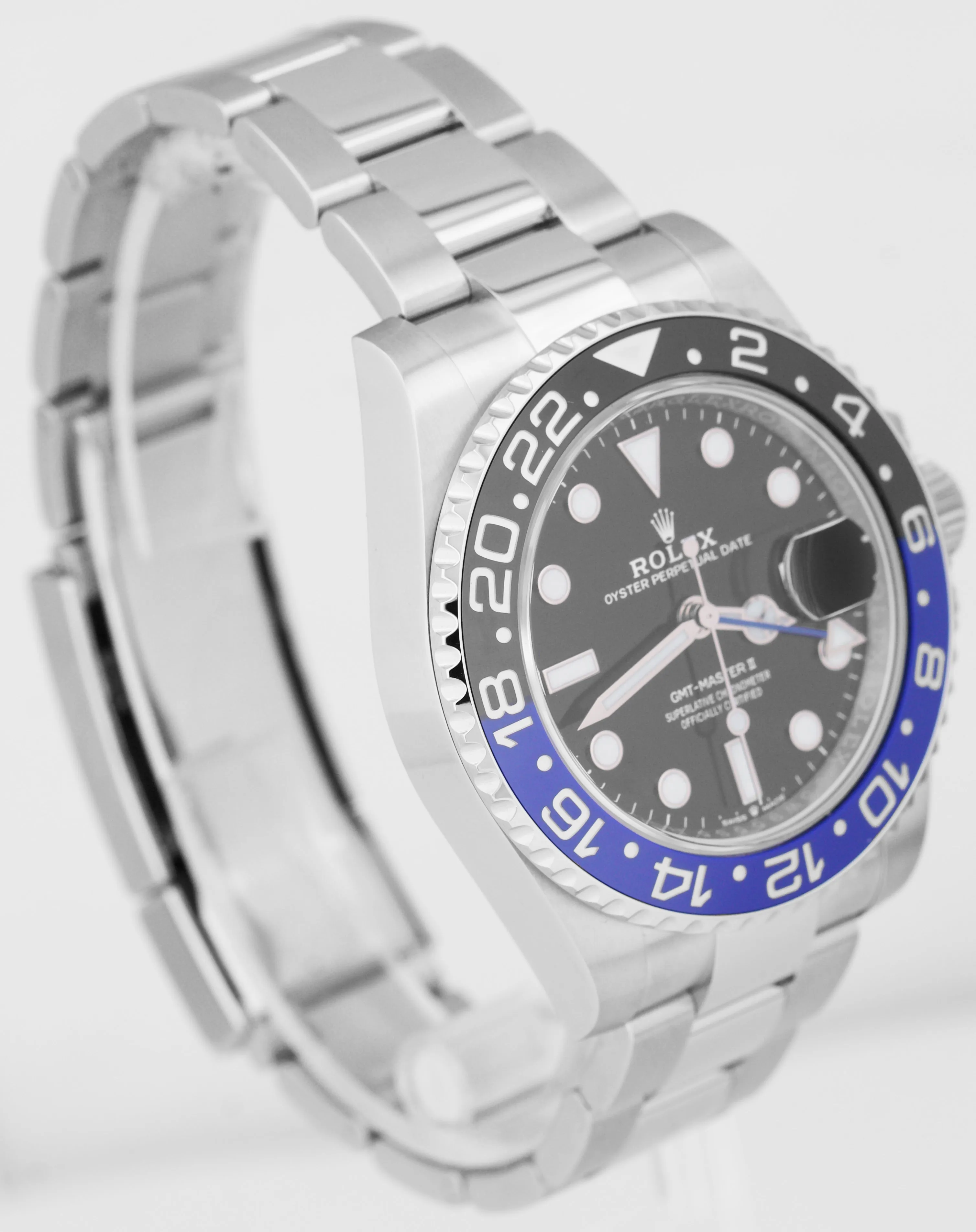 NEW MAY 2021 Rolex GMT-Master II Ceramic BATMAN OYSTER BRACELET 40mm 126710 BLNR