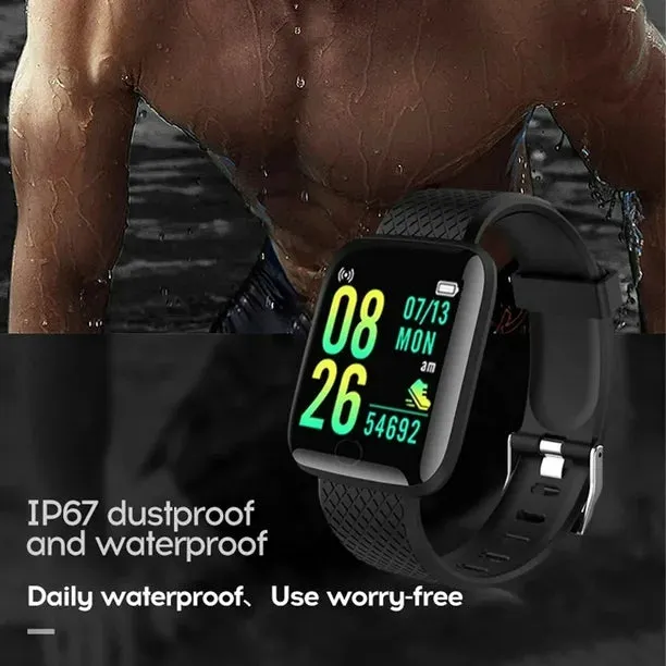 New Smart Watch Answer / Make Calls, 116 Plus 1.3 Inch Smart Watches for Men Women, Waterproof Sports Smartwatch, with Smart Notifications, Step Counting
