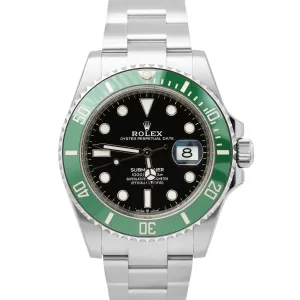 NEW STICKERED 2022 Rolex Submariner 41mm Black Green KERMIT Ceramic 126610LV B P