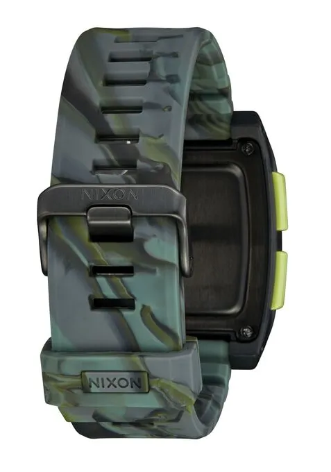 Nixon Base Tide Pro Watch  - Green Camo