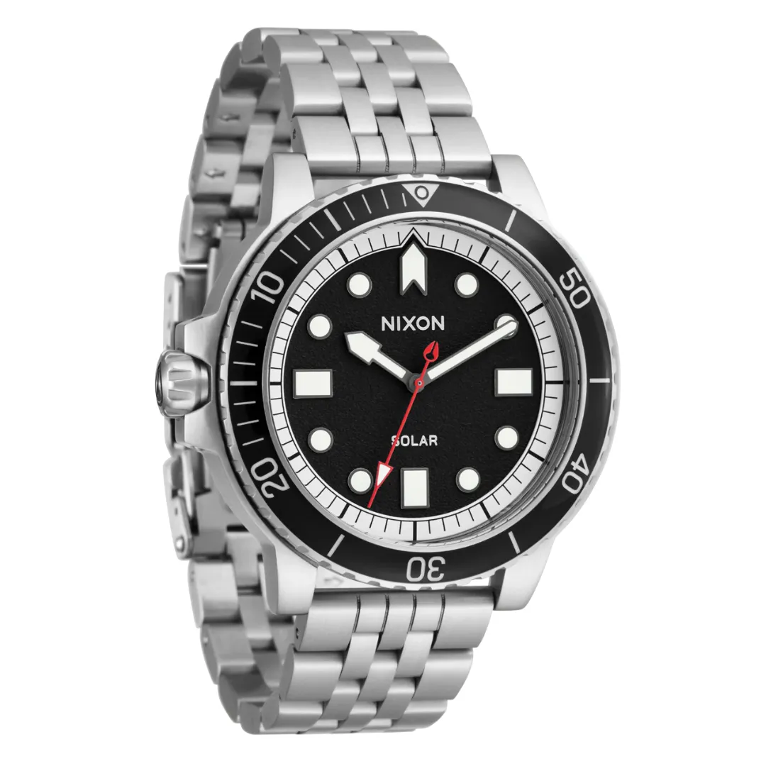 Nixon Men's Stinger 44 Watch - Silver/Black/White