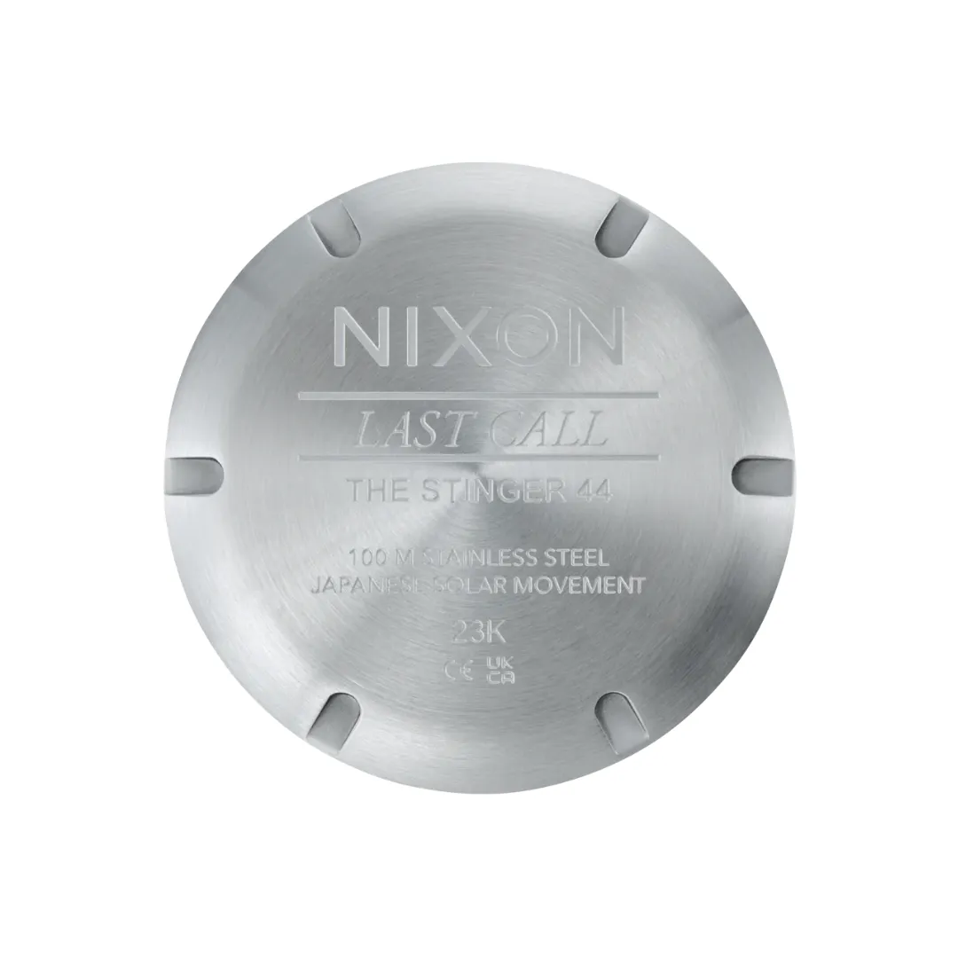 Nixon Men's Stinger 44 Watch - Silver/Black/White
