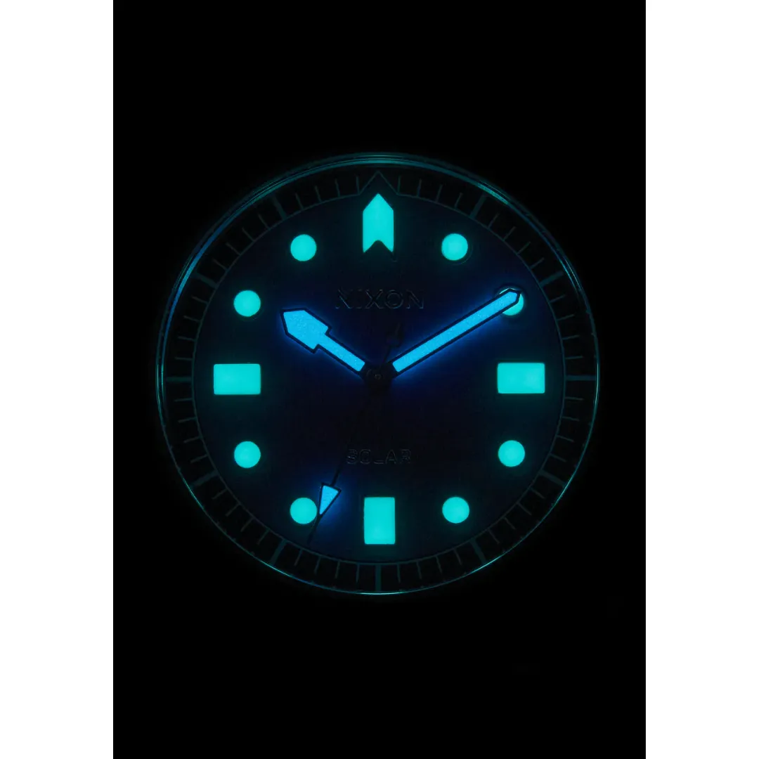 Nixon Men's Stinger 44 Watch - Silver/Blue/Black