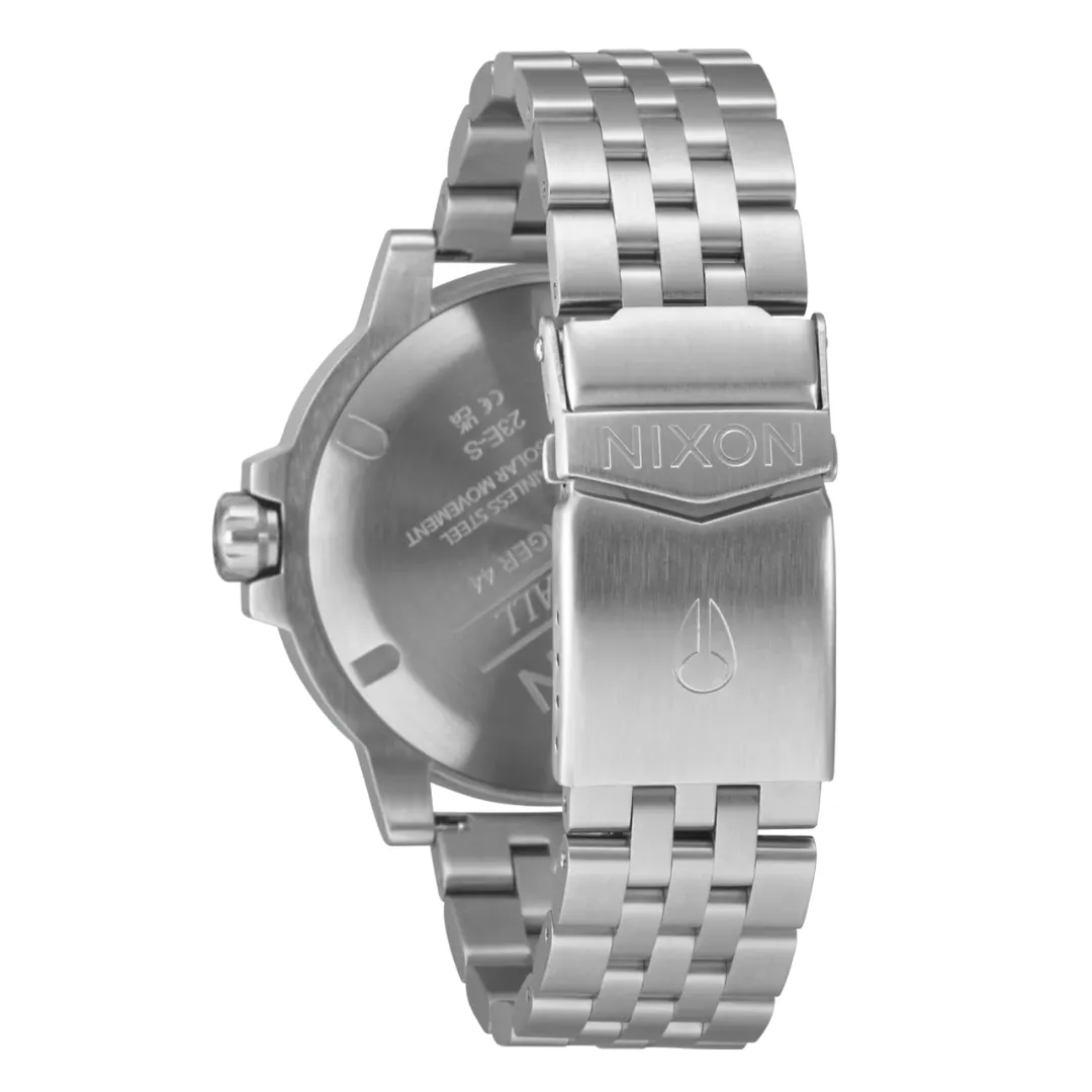Nixon Men's Stinger 44 Watch - Silver/Blue/Black