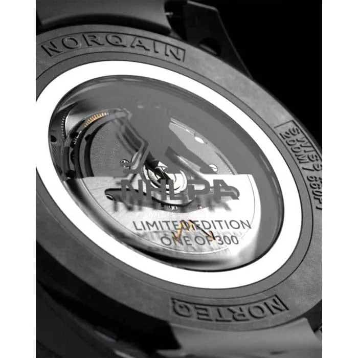 NORQAIN 42mm Independence Wild ONE NHLPA Limited Edition Automatic Watch with White Dial