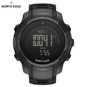 North Edge VERTICO Men's Outdoor Sports Smartwatch - Carbon Fibre Case, Water Resistant 50m
