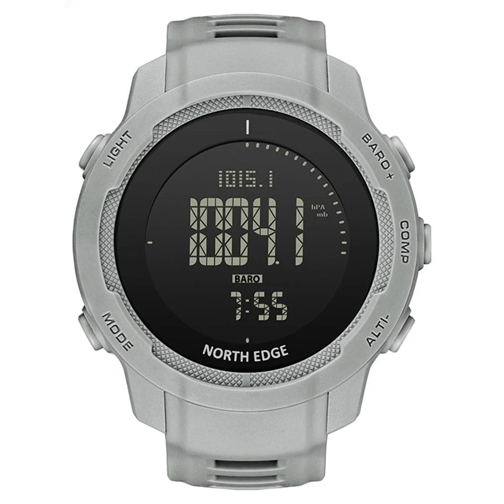 North Edge VERTICO Men's Outdoor Sports Smartwatch - Carbon Fibre Case, Water Resistant 50m