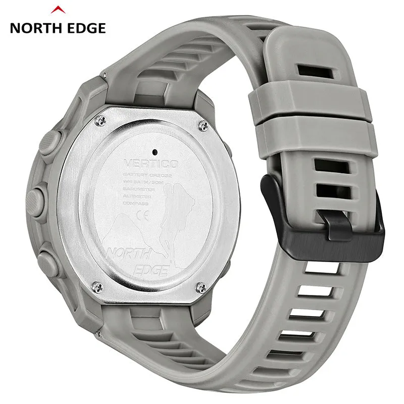 North Edge VERTICO Men's Outdoor Watch | Carbon Fiber Case, Altitude, Barometer, Compass Features