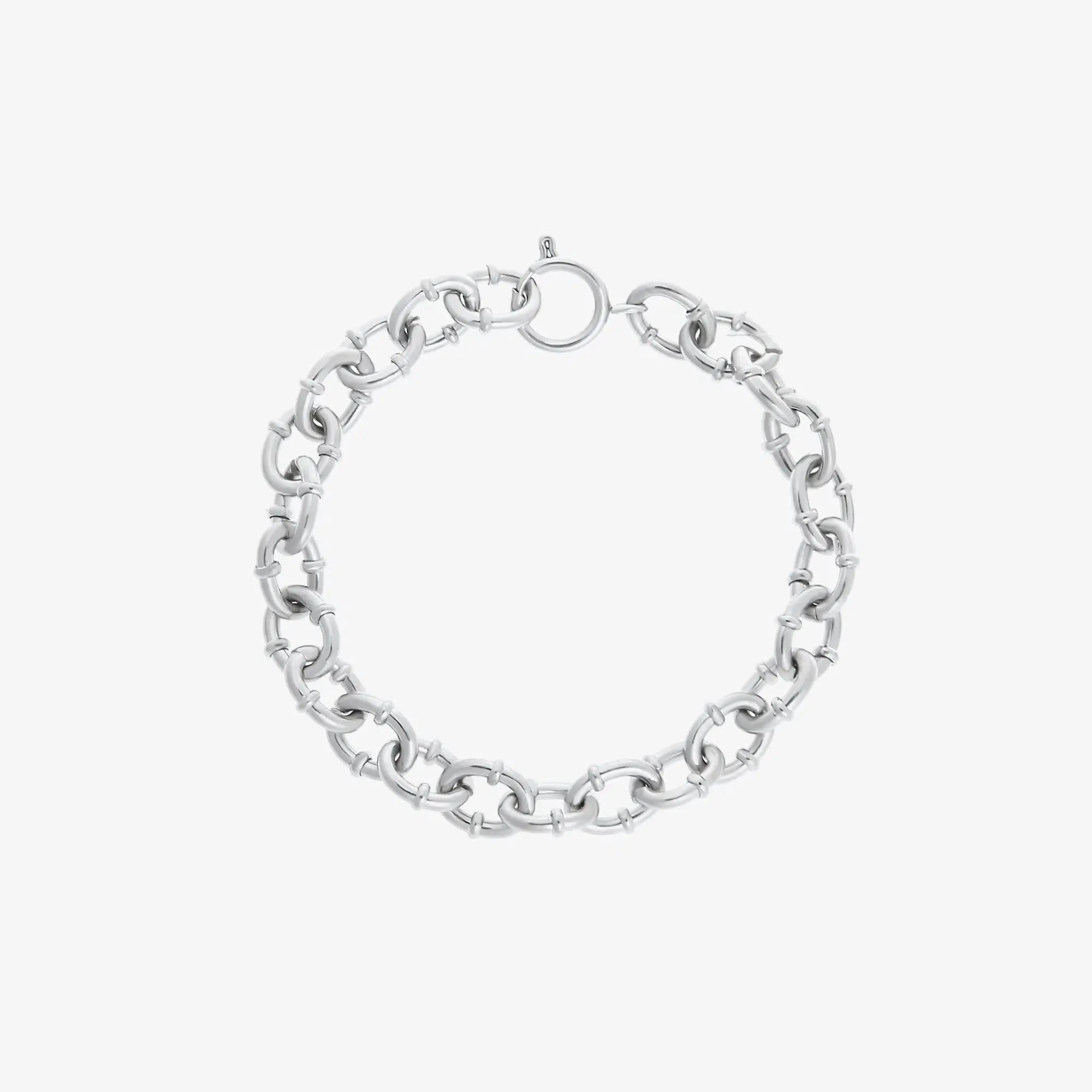 O-shaped Titanium Steel Chain Bracelet