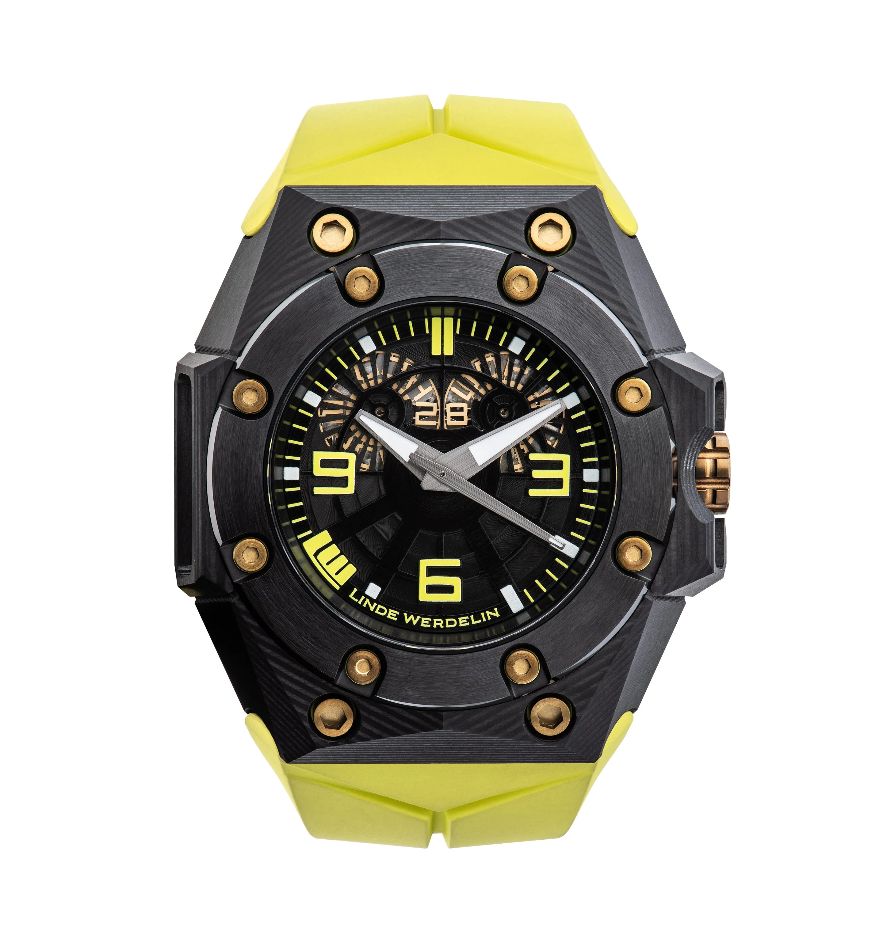 Oktopus Double Date 3DTP Carbon Yellow