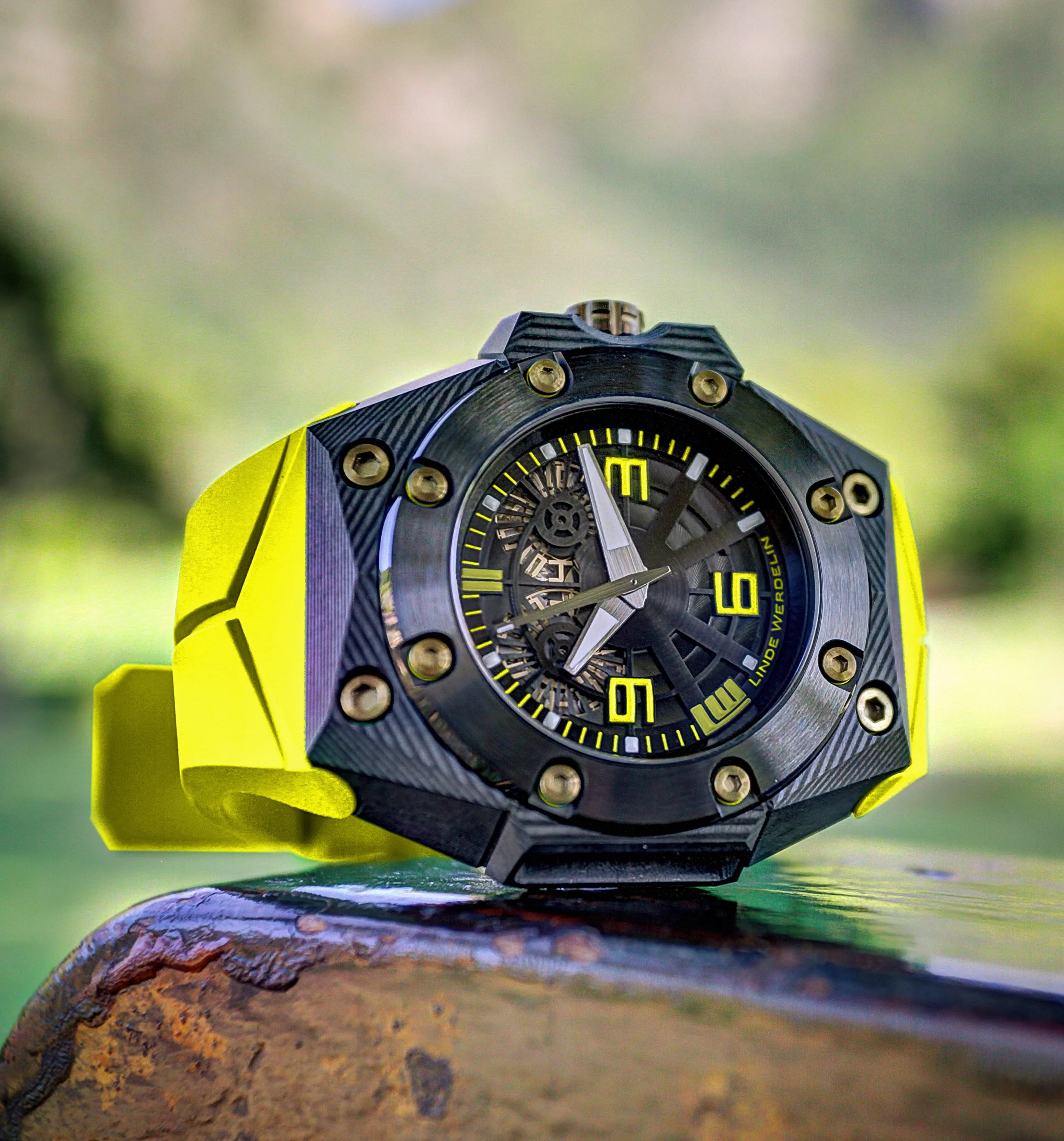 Oktopus Double Date 3DTP Carbon Yellow