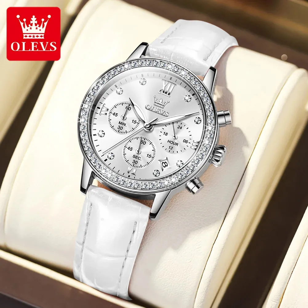 OLEVS 9933 Original Luxury Quartz Watch for Women