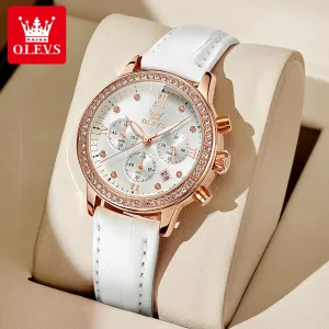 OLEVS 9933 Original Luxury Quartz Watch for Women