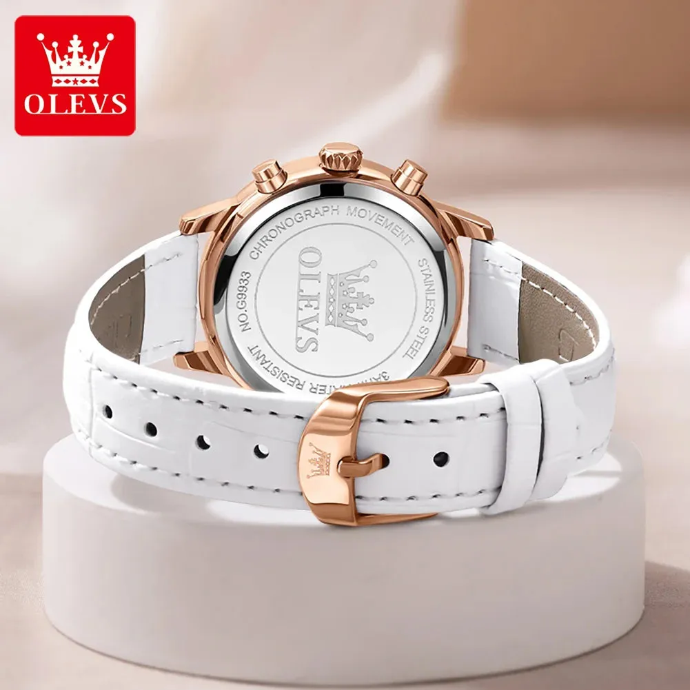 OLEVS 9933 Original Luxury Quartz Watch for Women