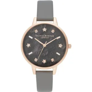 Olivia Burton Gray Leather Watch