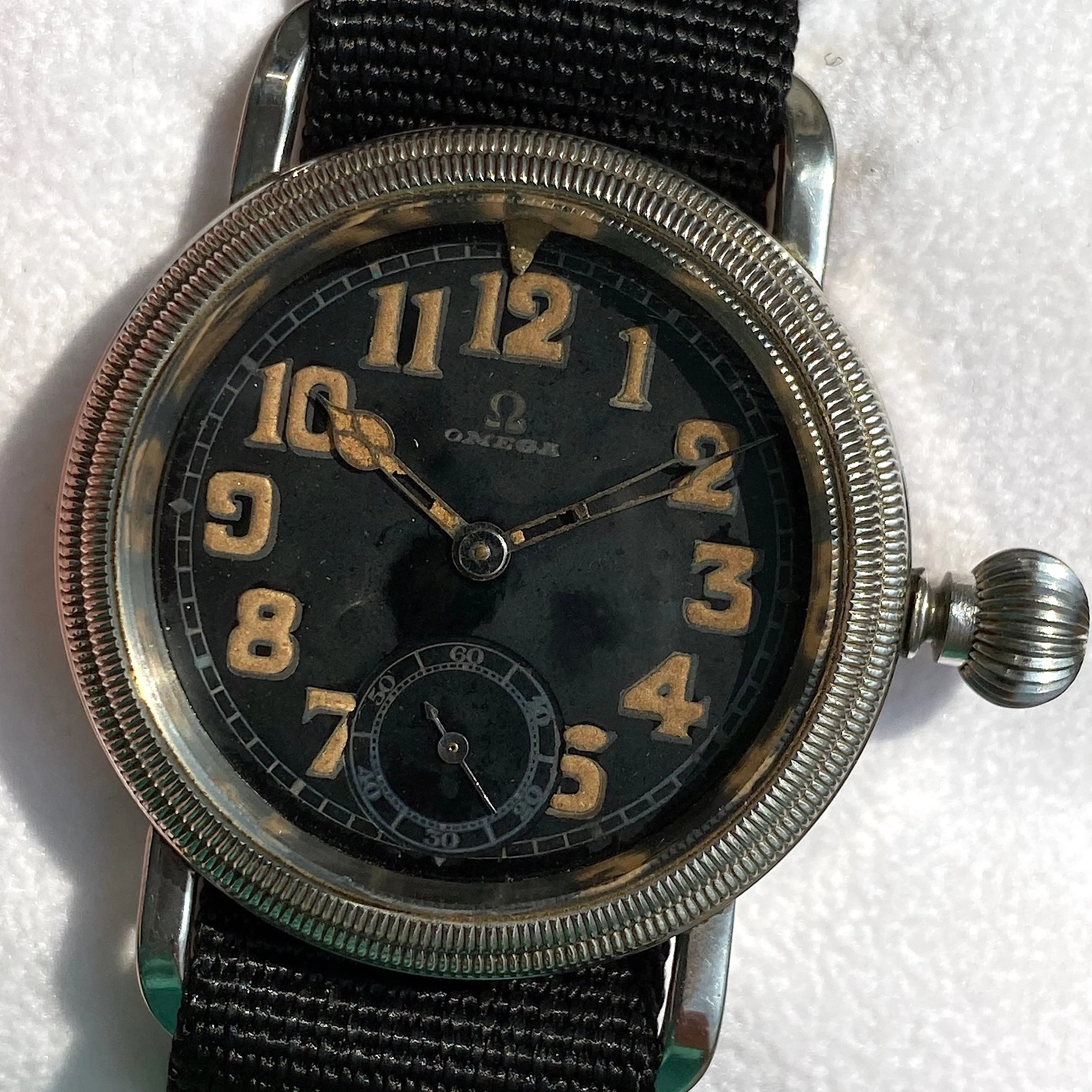 Omega Aviator German Air Force Cal 35.5 S-T1 Manual c. 1931 Steel 41 mm