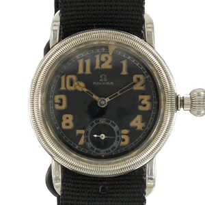 Omega Aviator German Air Force Cal 35.5 S-T1 Manual c. 1931 Steel 41 mm