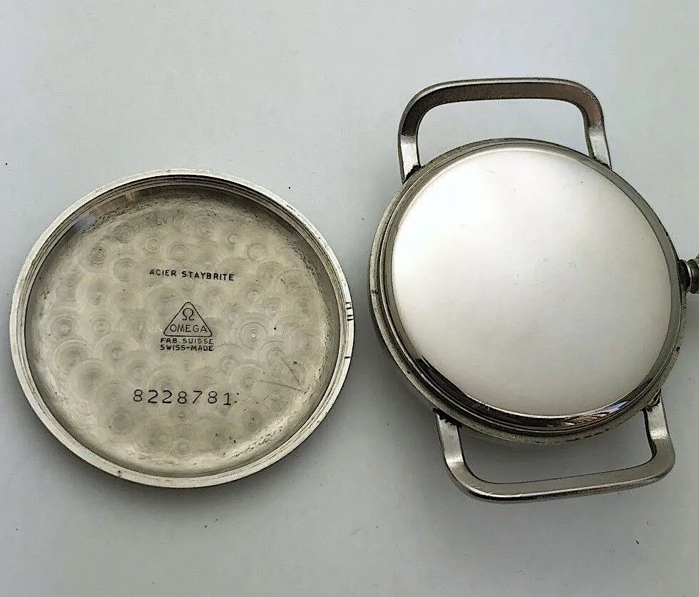 Omega Aviator German Air Force Cal 35.5 S-T1 Manual c. 1931 Steel 41 mm