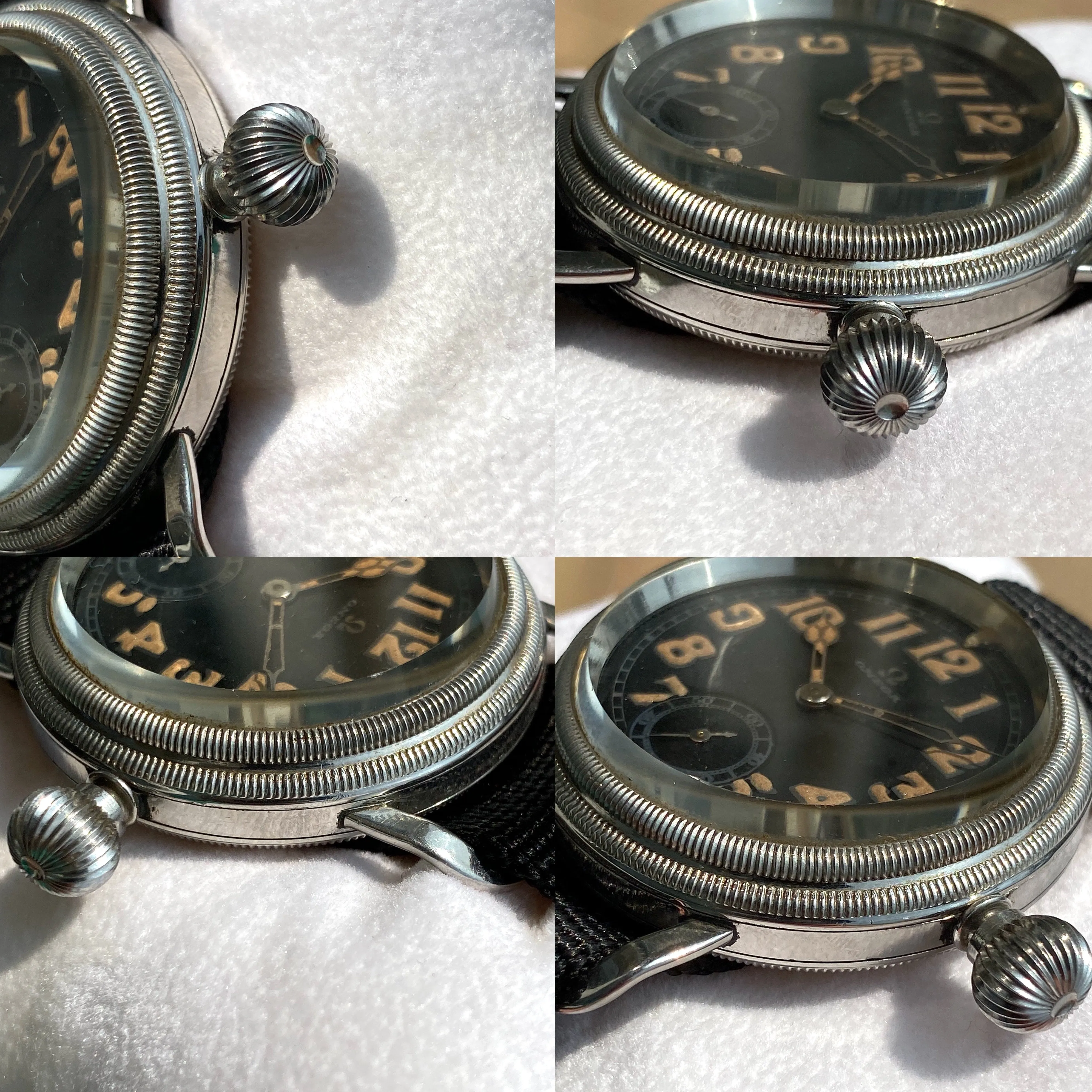 Omega Aviator German Air Force Cal 35.5 S-T1 Manual c. 1931 Steel 41 mm
