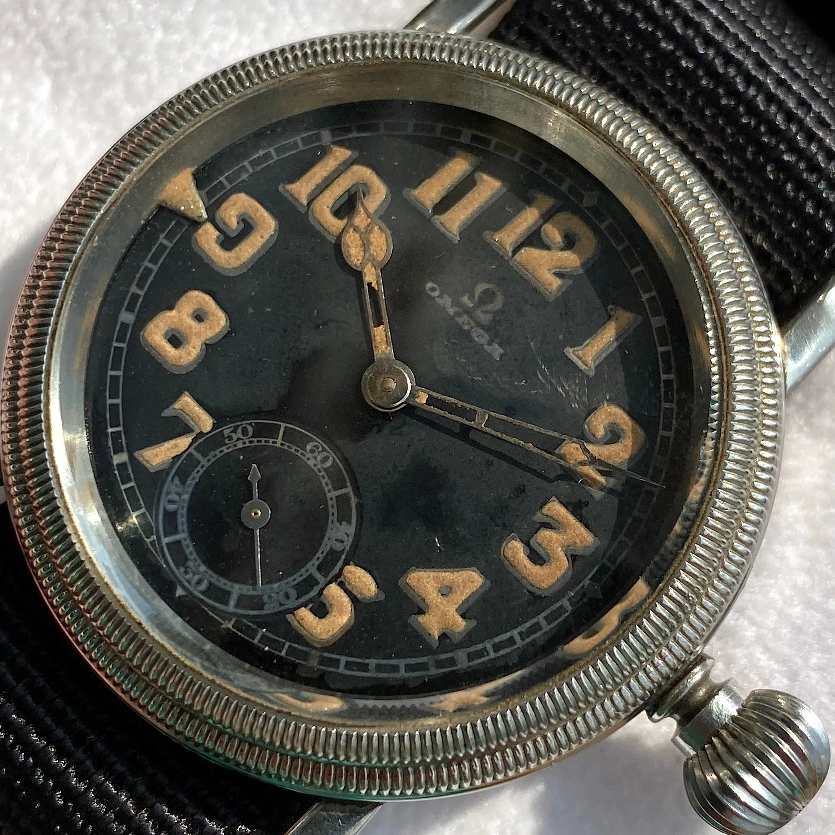 Omega Aviator German Air Force Cal 35.5 S-T1 Manual c. 1931 Steel 41 mm