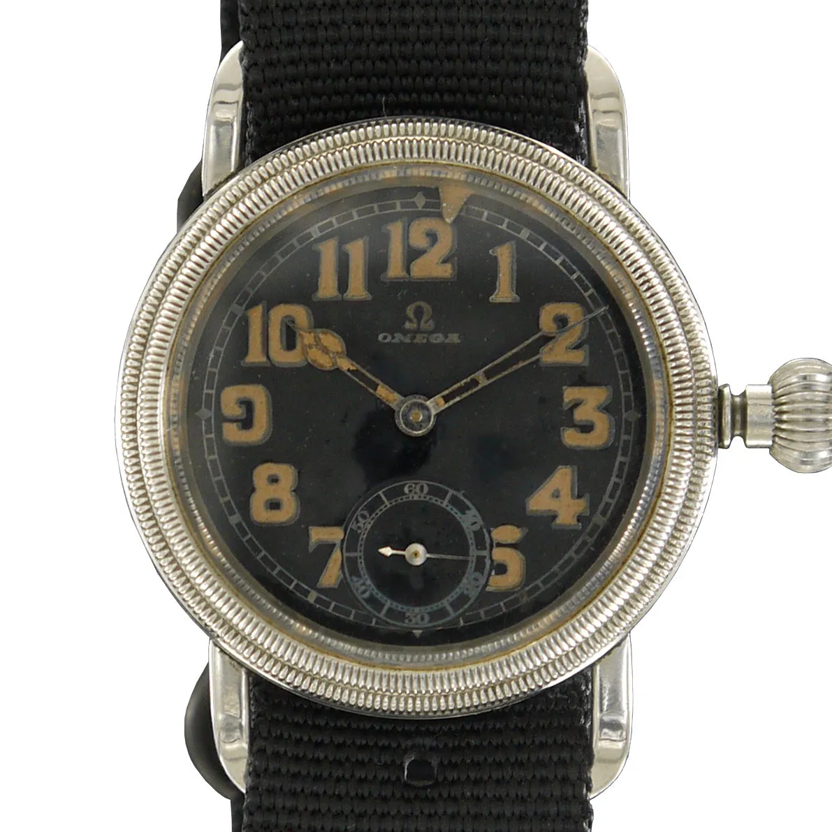 Omega Aviator German Air Force Cal 35.5 S-T1 Manual c. 1931 Steel 41 mm
